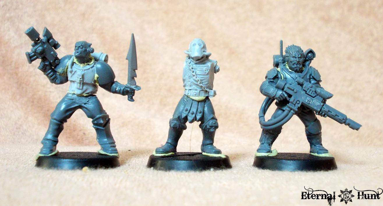 Chaos, Conversion, Kitbash, Renegade Militia, Renegades, Tempestus Scions, Traitor Guard, Urash's Marauders, Warhammer 40,000, Work In Progress