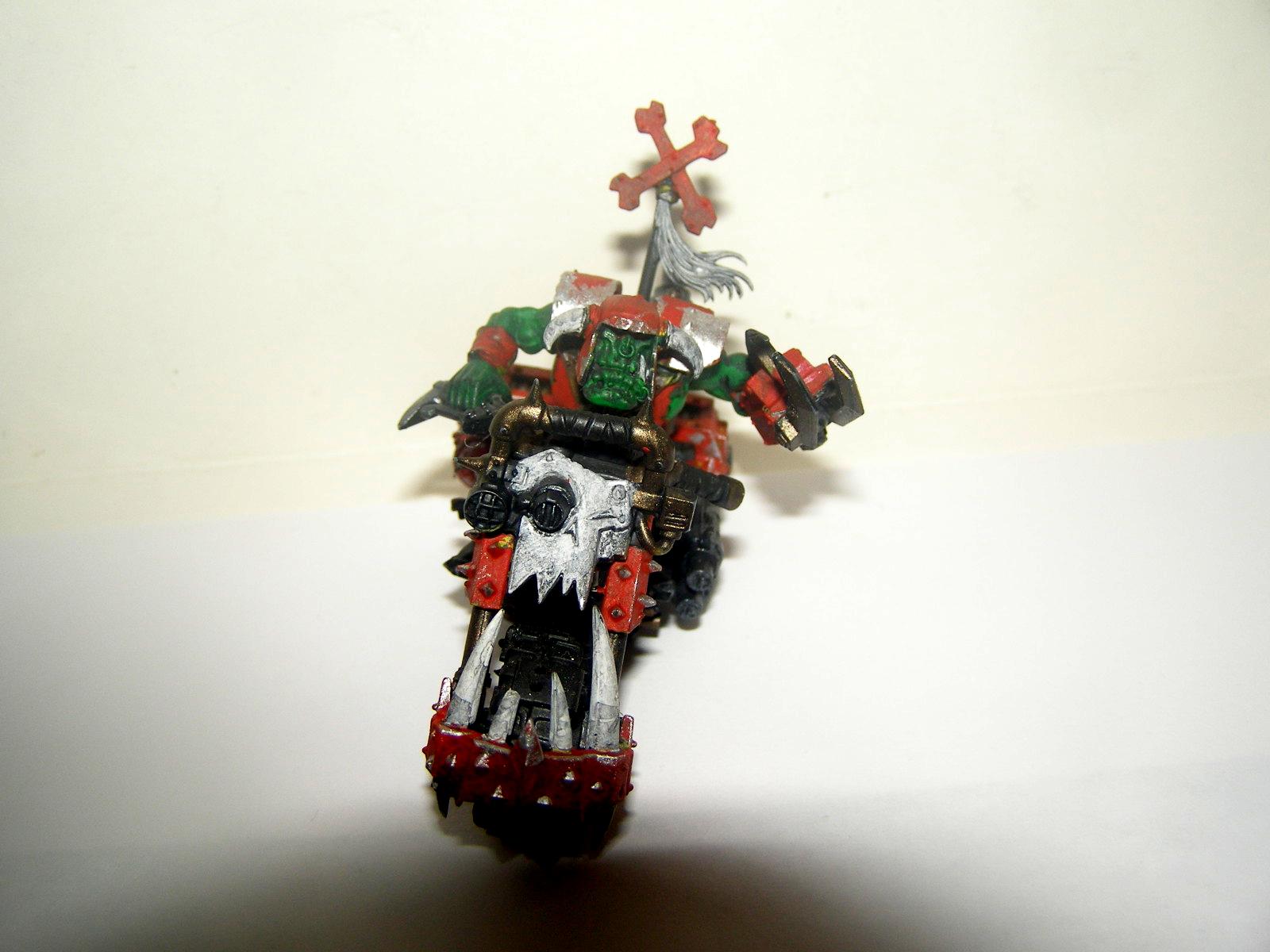 Bike, Evil Suns, Evil Sunz, Nob, Nob Biker, Orks, Power Klaw, Sanchez, Speed Freaks, Warhammer 40,000
