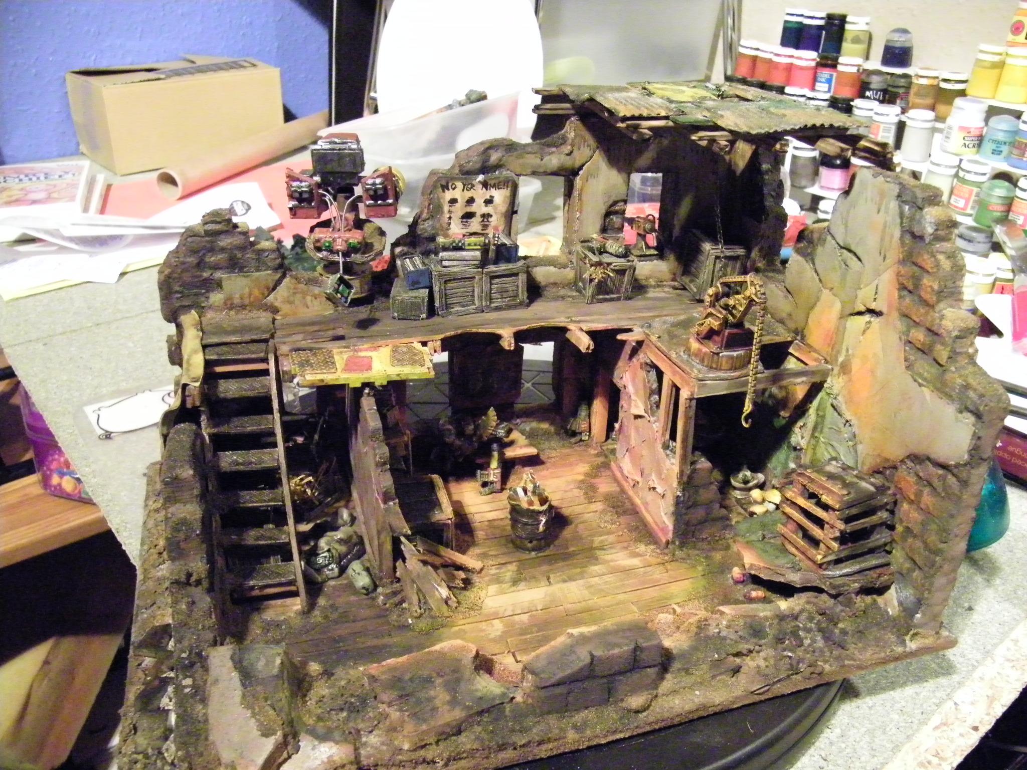 Diorama, Humor, Orks, Terrain