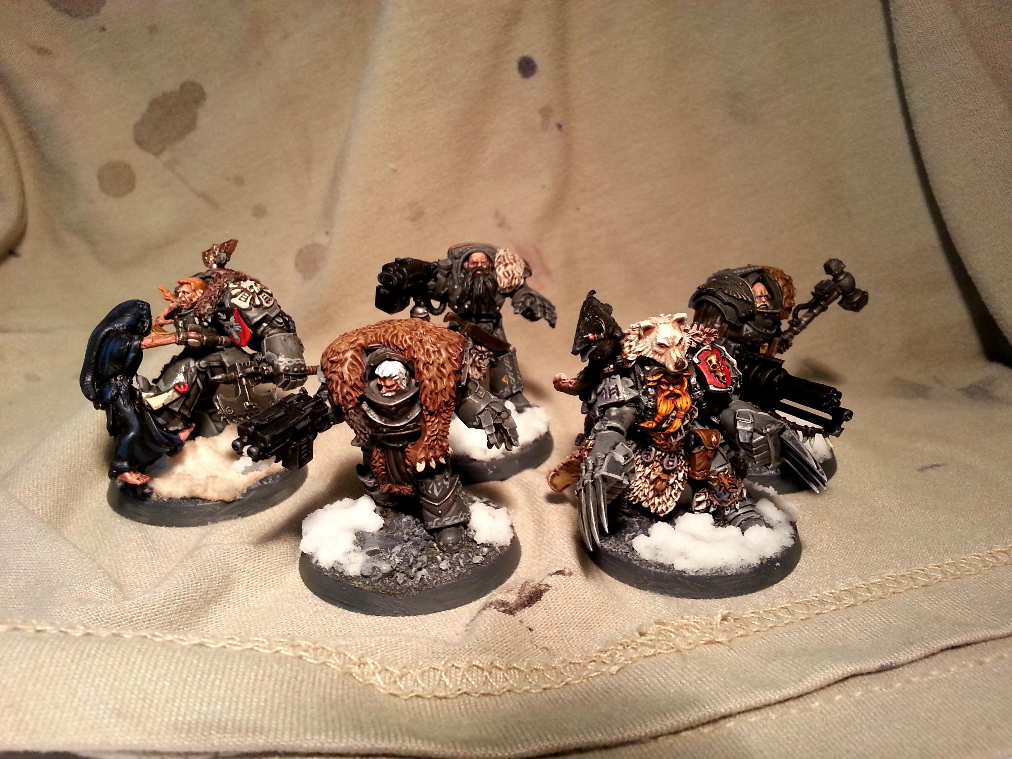 30k, Space Wolves, Terminator Armor, Warhammer 40,000, Wolf Guard