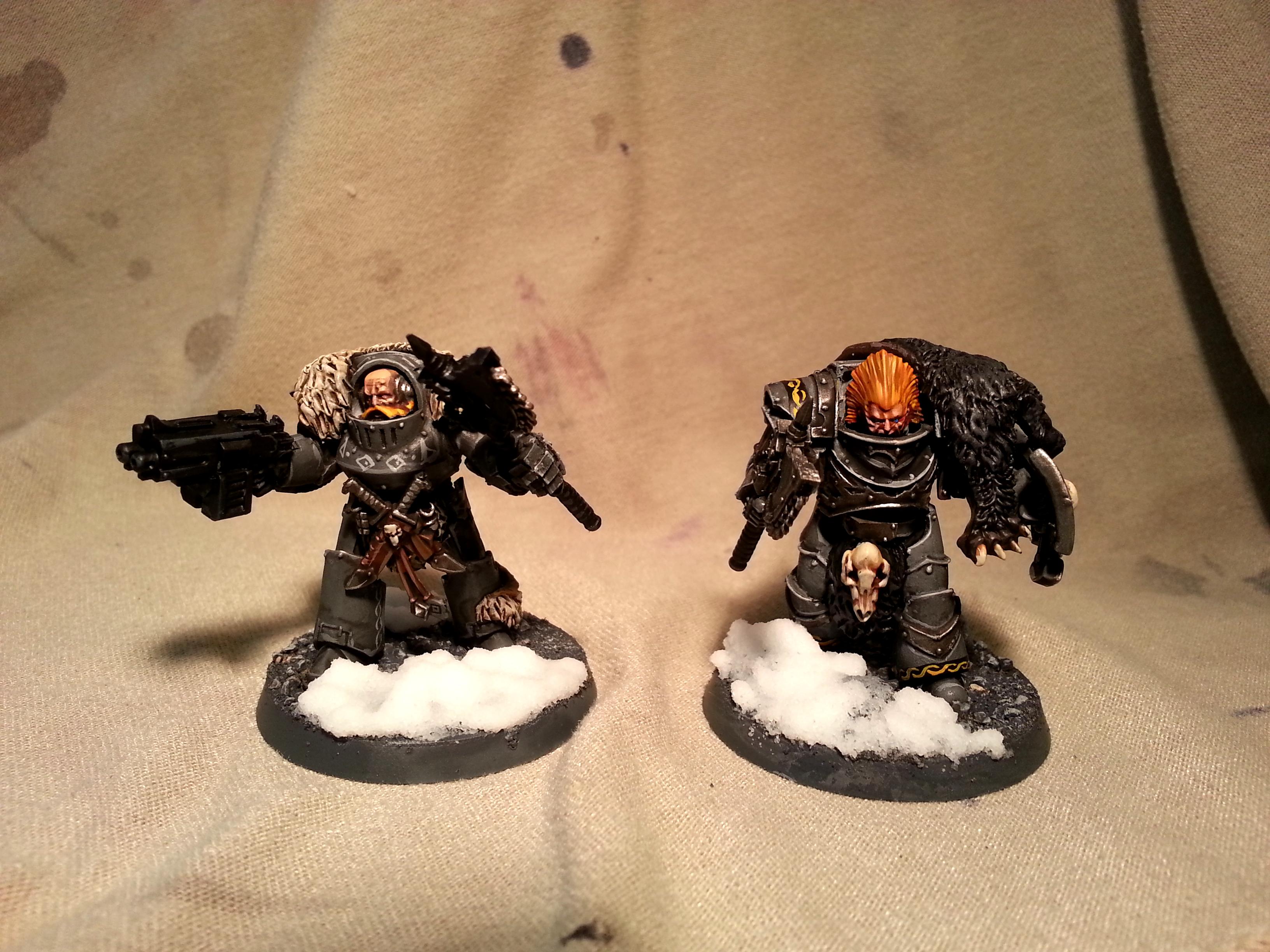 30k, Space Wolves, Terminator Armor, Warhammer 40,000, Wolf Guard