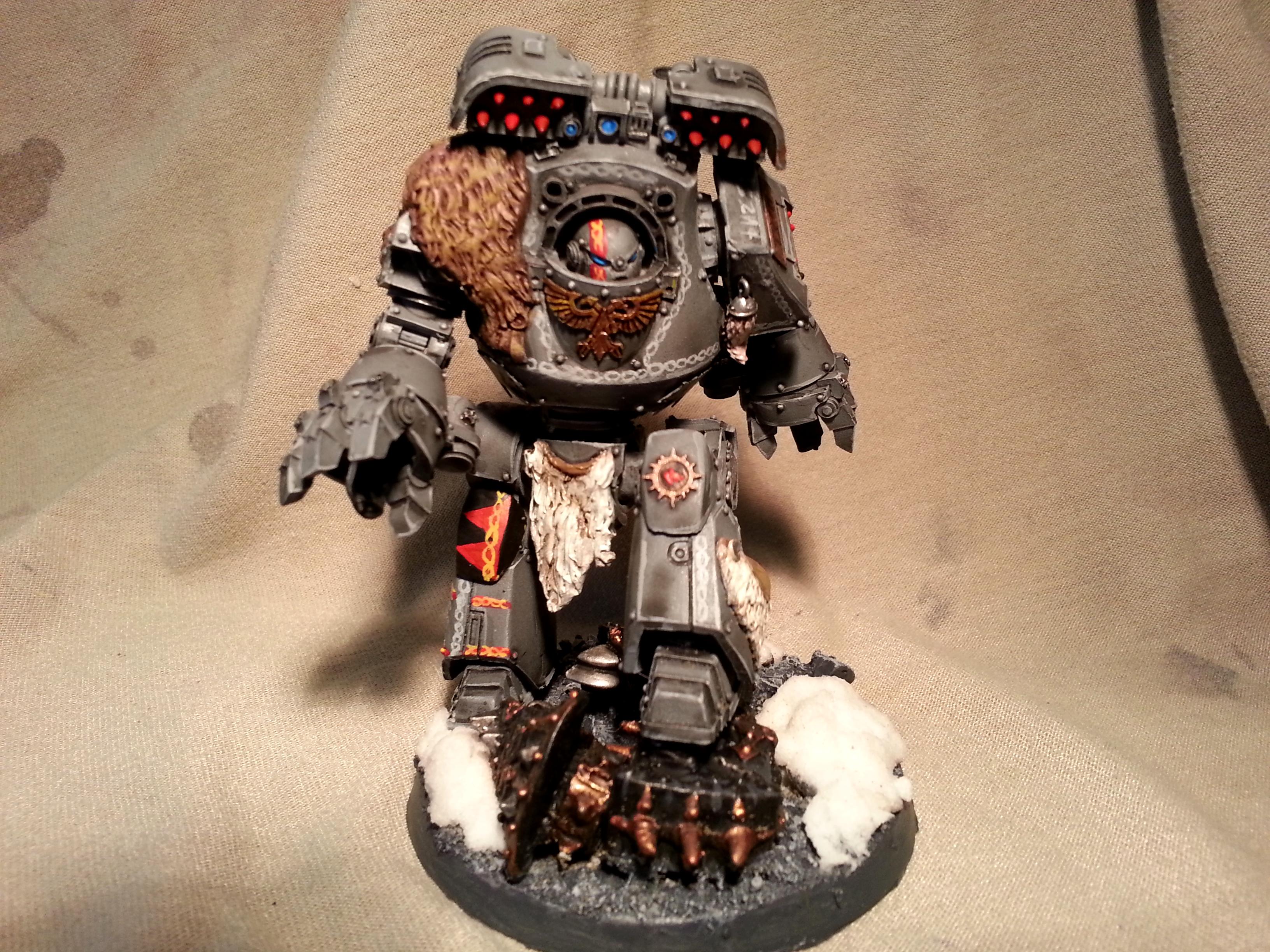 30k, Contemptor Pattern Dreadnaught, Space Wolves, Warhammer 40,000