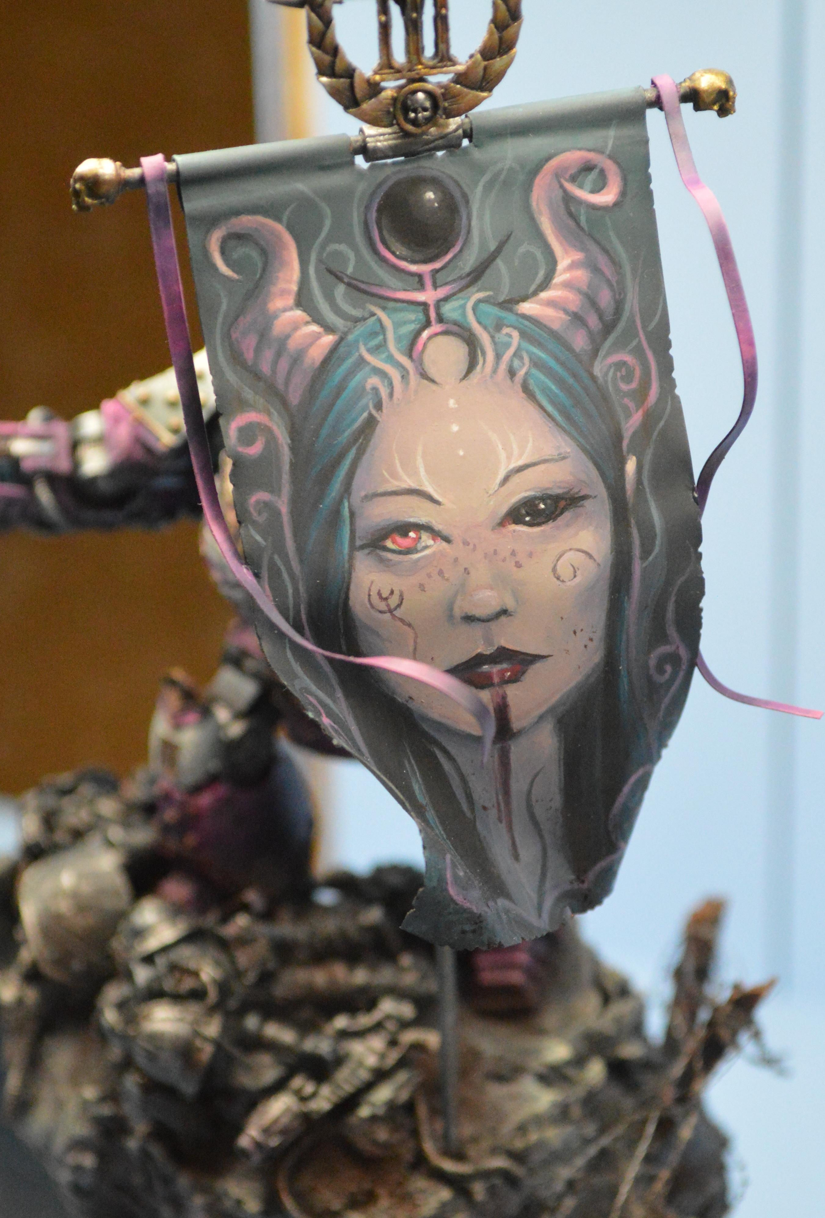 Adepticon 2014, Banner, Chaos, Crystal Brush, Freehand, Slaanesh