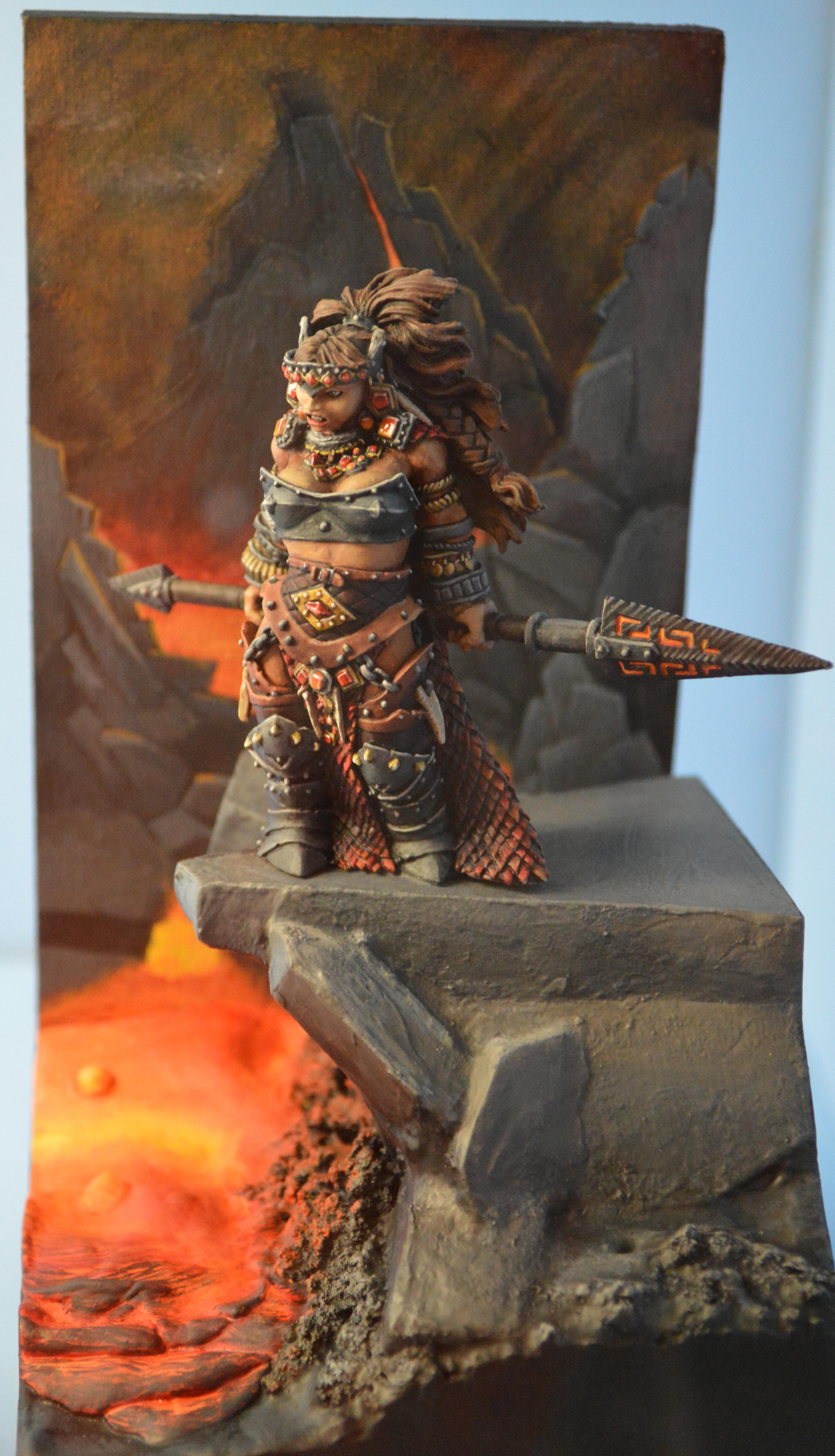Adepticon 2014, Crystal Brush, Female, Fire Giant, Reaper