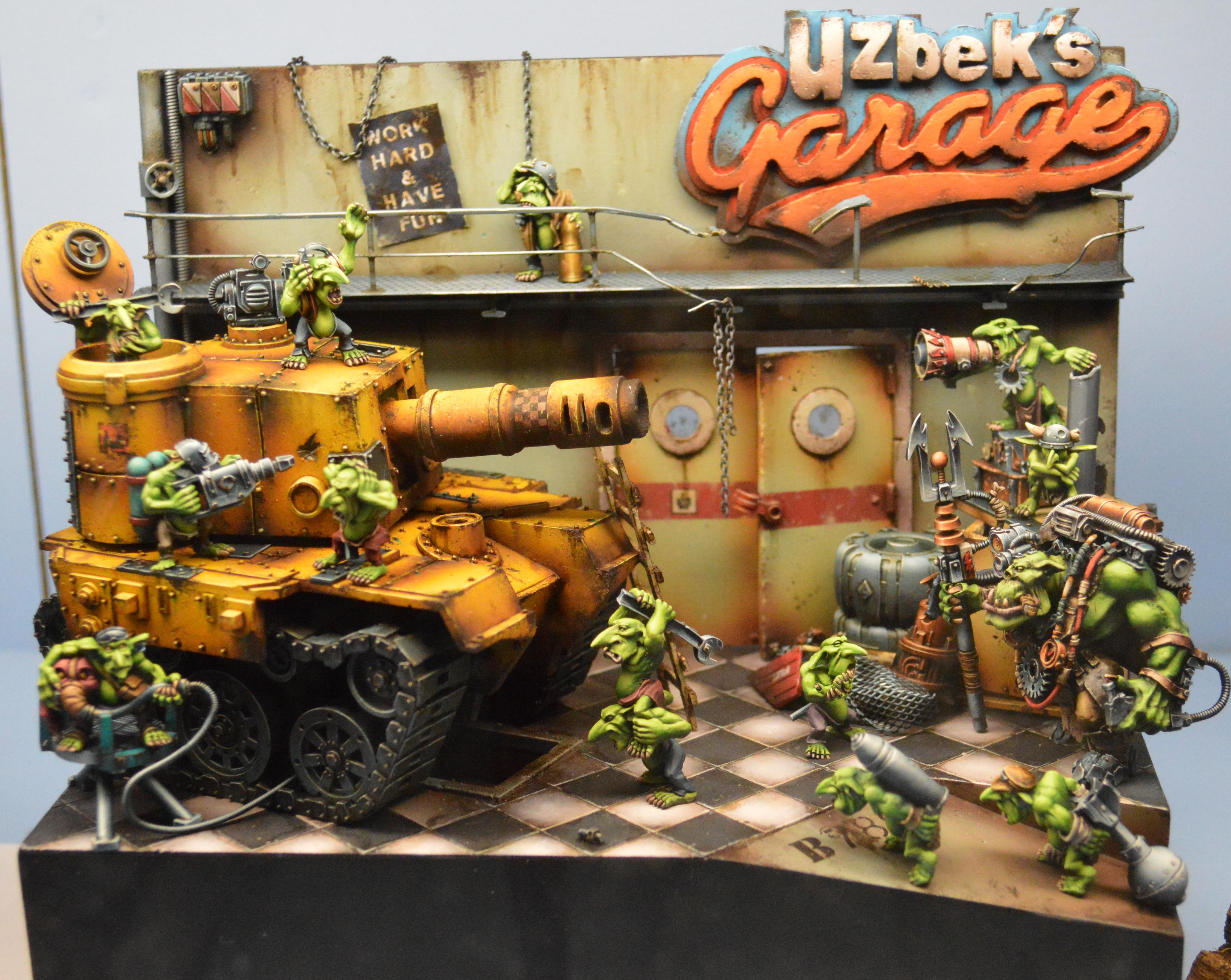 Adepticon 2014, Crystal Brush, Diorama, Grot Tank, Grots, Orks