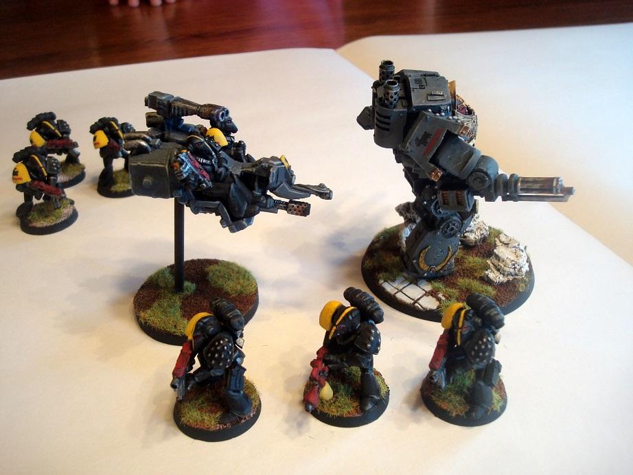 Beakie, Black Sheep, Contemptor, Land Speeder, Rogue Trader, Space Marines