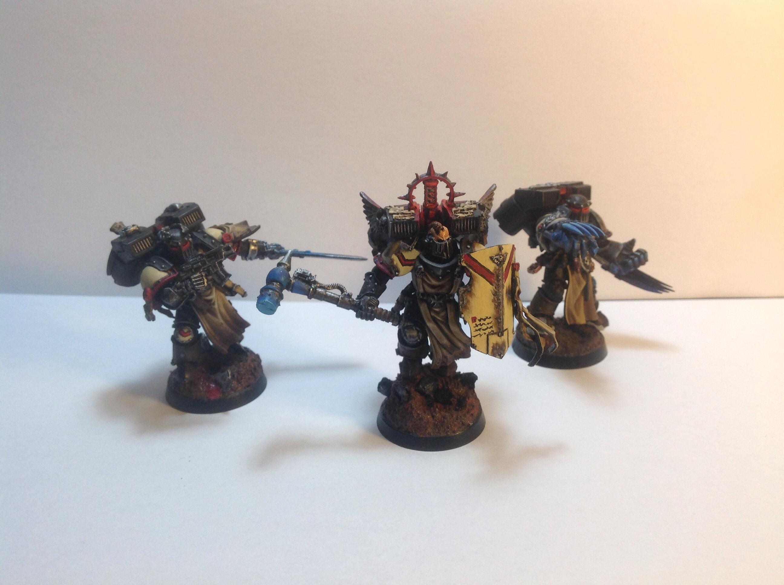 Army, Black Templars, Captain, Dreadnought, Terminator Armor, Veteran