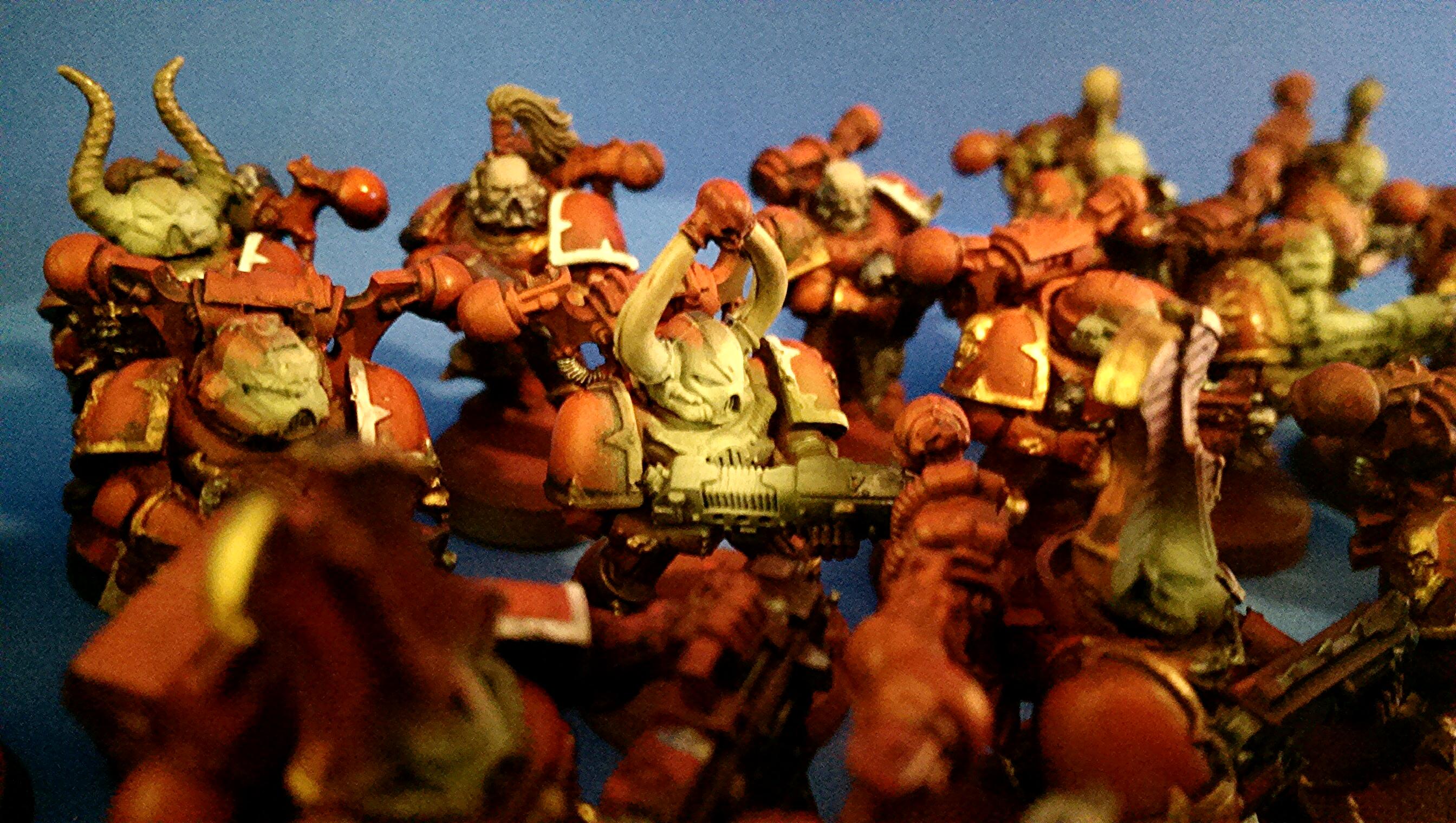 Airbrush, Chaos Space Marines, Glow, Object Source Lighting, Pre Heresy, Space Marines, Thousand Sons