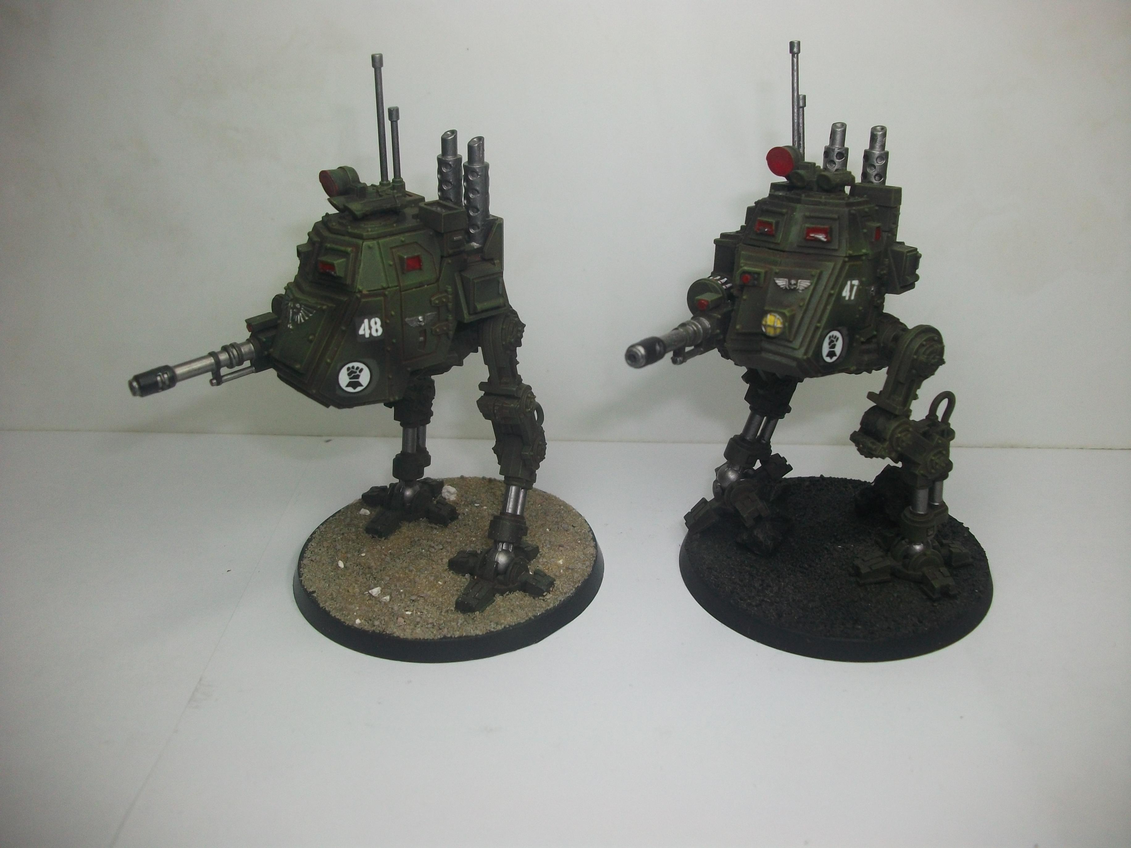 Pair of Armoured Sentinels - 'Swiftsure' and 'Stalwart' 