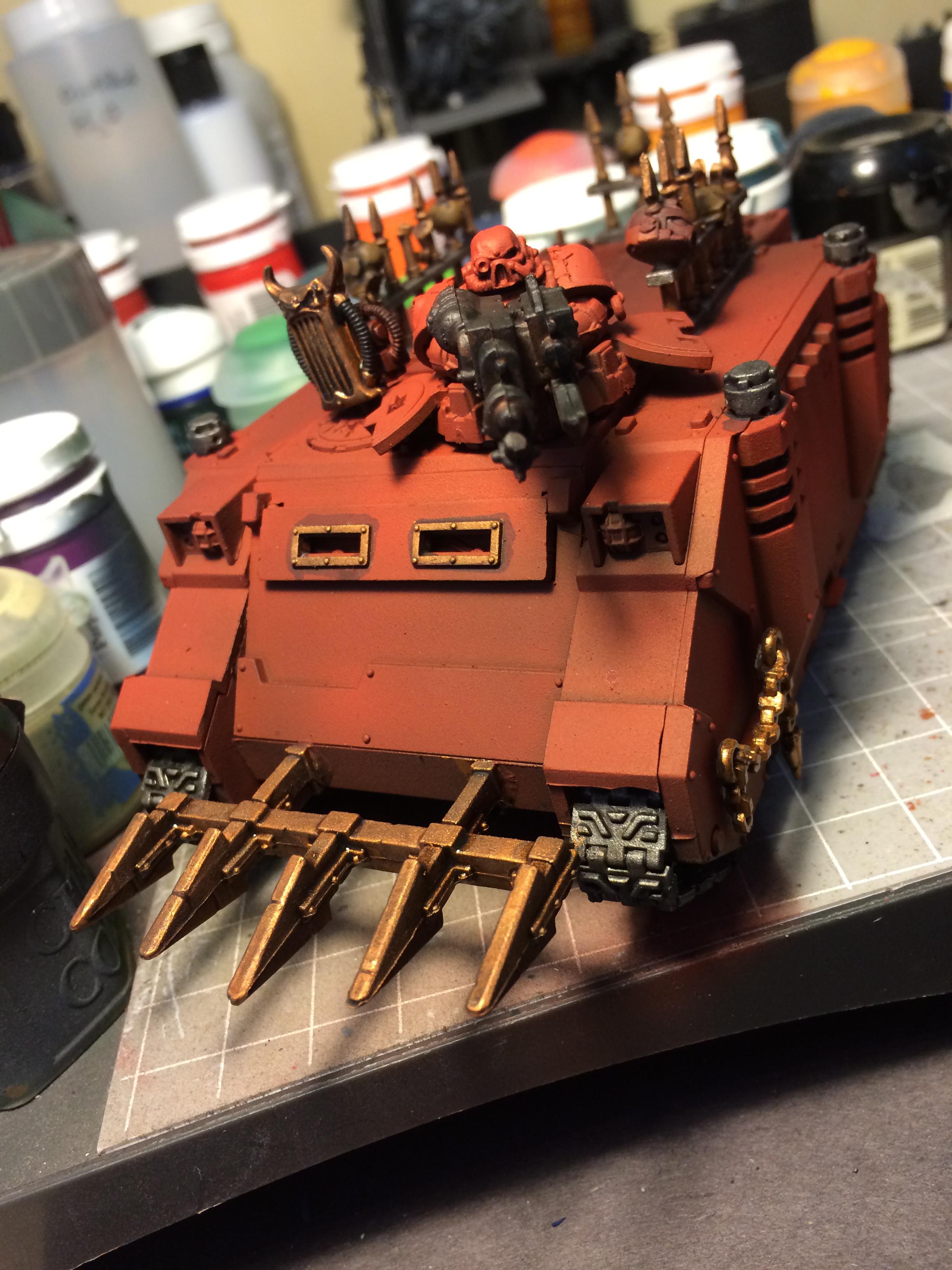 Airbrush, Blood, Chaos, Commission, Red, Rhino, Skull, The Reactor Core, Vardenv2, World Eaters