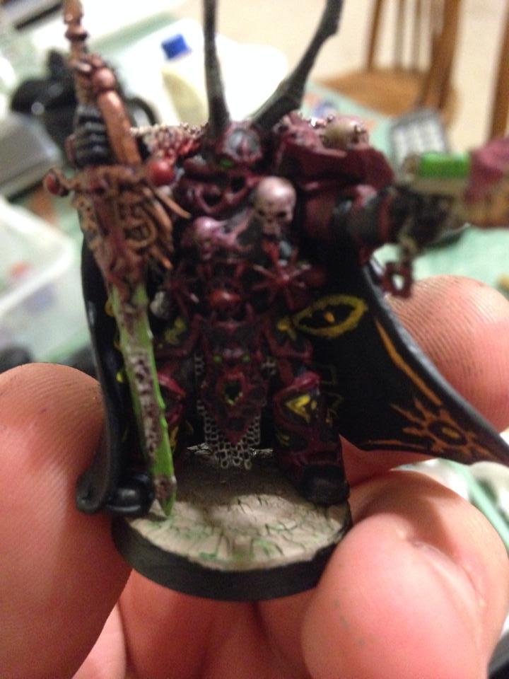 When Abaddon isn't leading he leaves his trust Chaos Lord in command