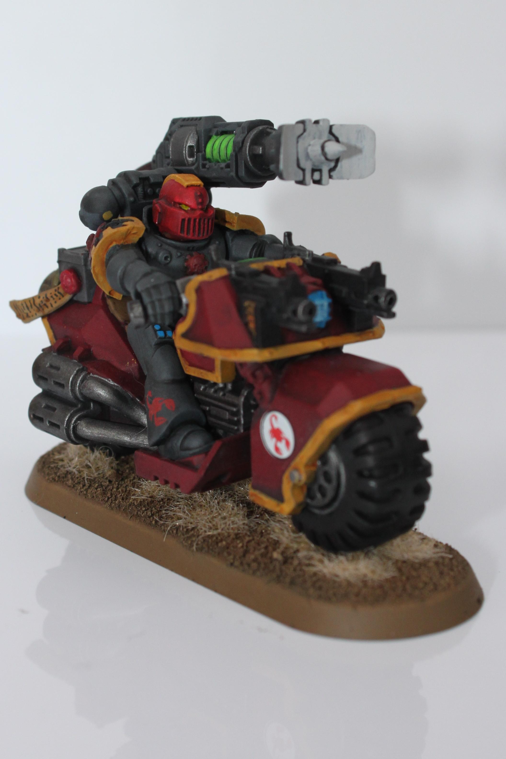 Conversion Beamer, Headquarters, Master Of The Forge, Red Scorpions, Space Marines