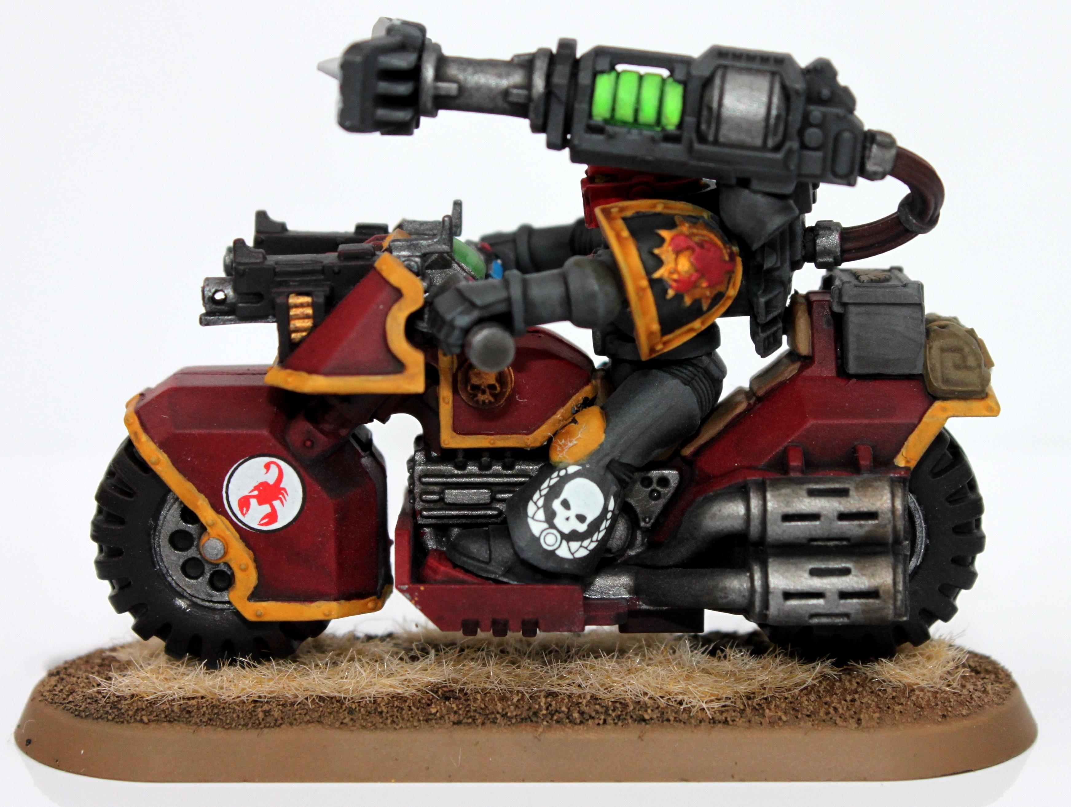 Conversion Beamer, Headquarters, Master Of The Forge, Red Scorpions, Space Marines
