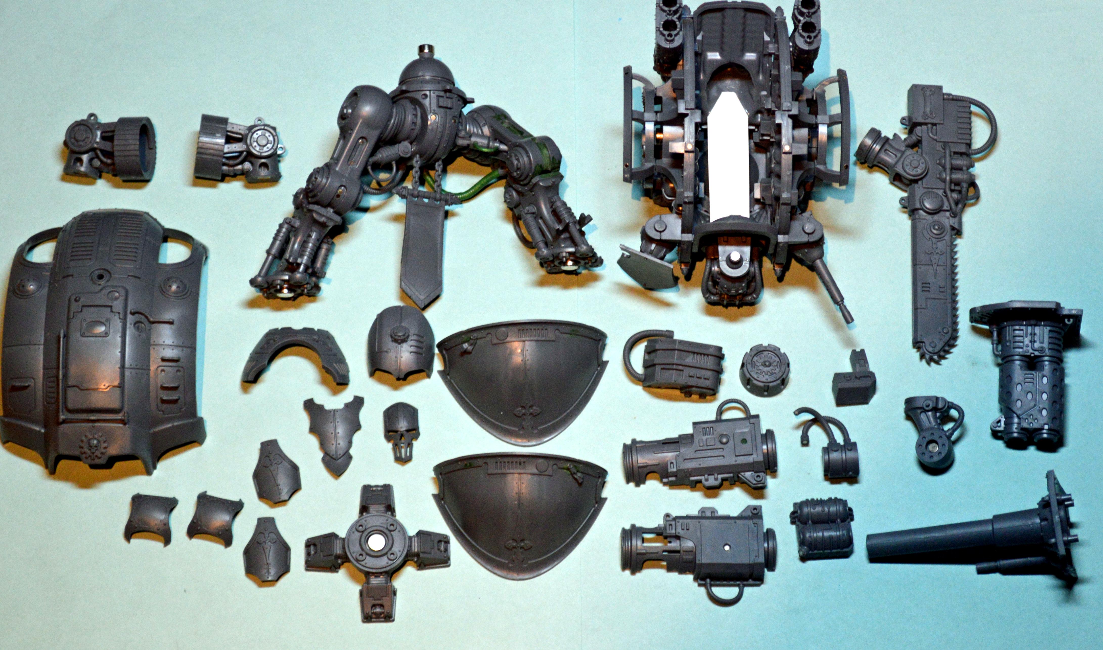 Imperial, Knights, Imperial knight disassembled components