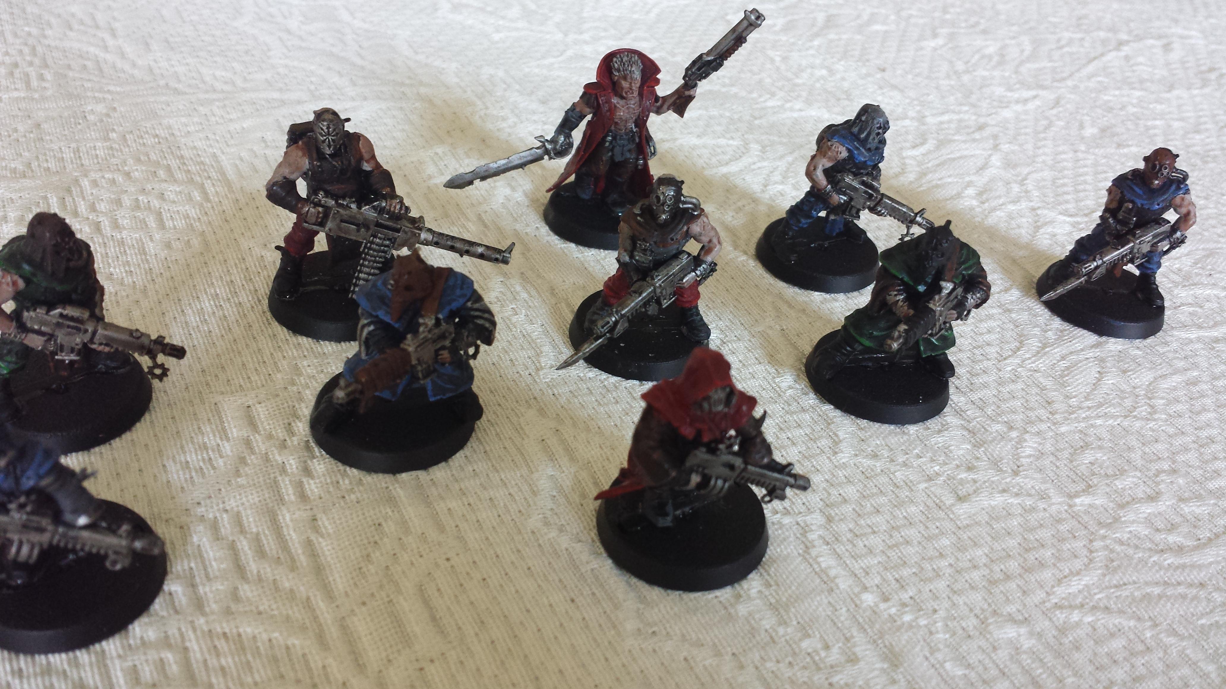 cultists with autoguns