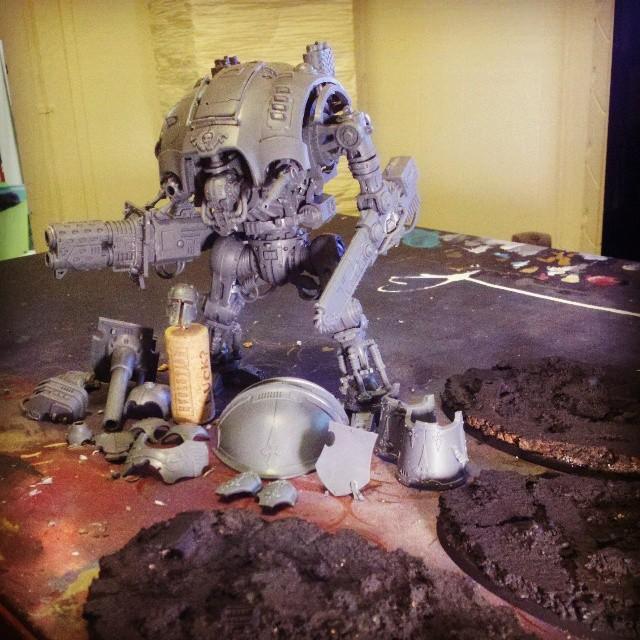 Built and magnetized; ready to prime and paint!