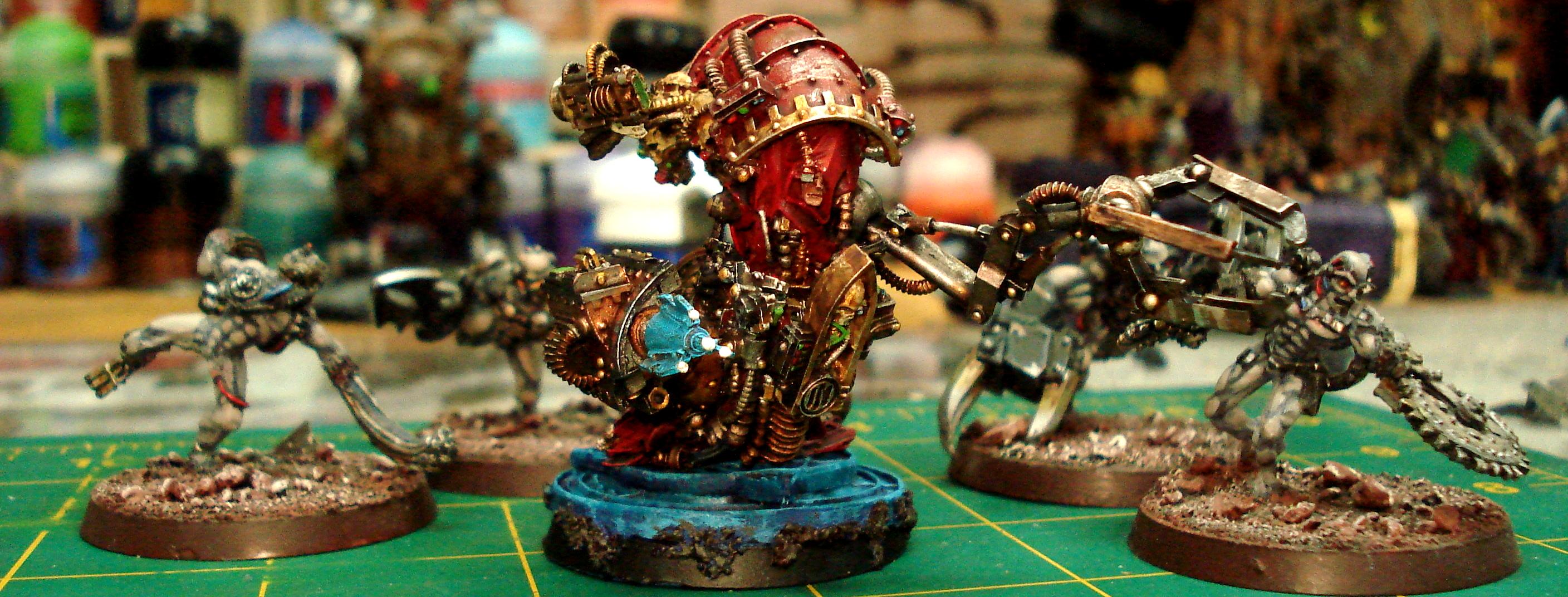 Forge, Magos, Mechanicum, Mechanicus, Priest, Rad, Servo, Skull, Tech, Thallax, World