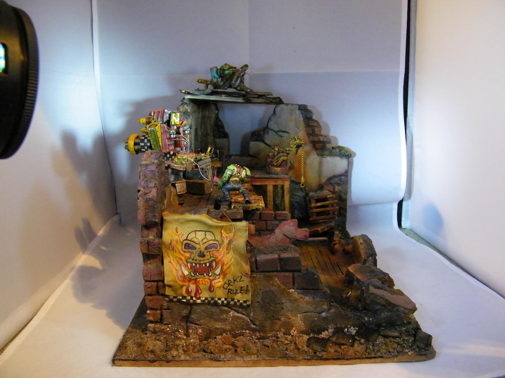 Diorama, Humor, Orks, Terrain