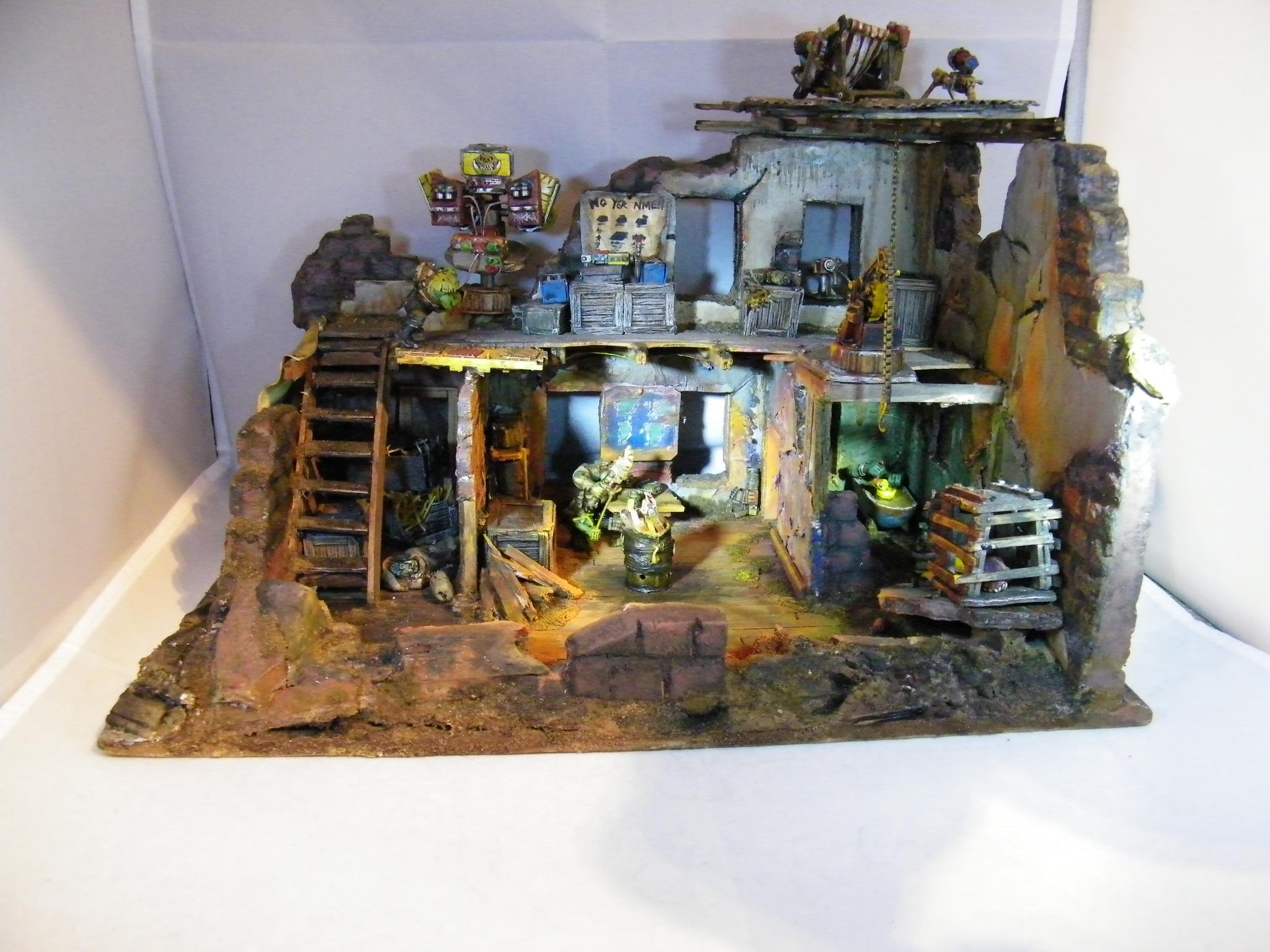 Diorama, Humor, Orks, Terrain