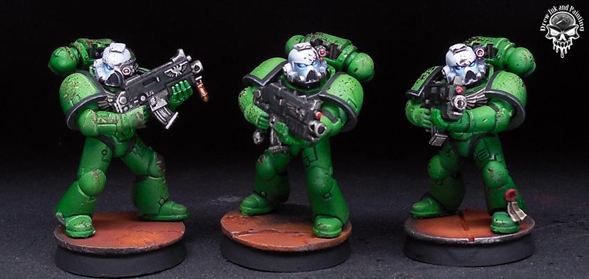 Green, Sons Of Medusa, Space Marines, Tactical Squad