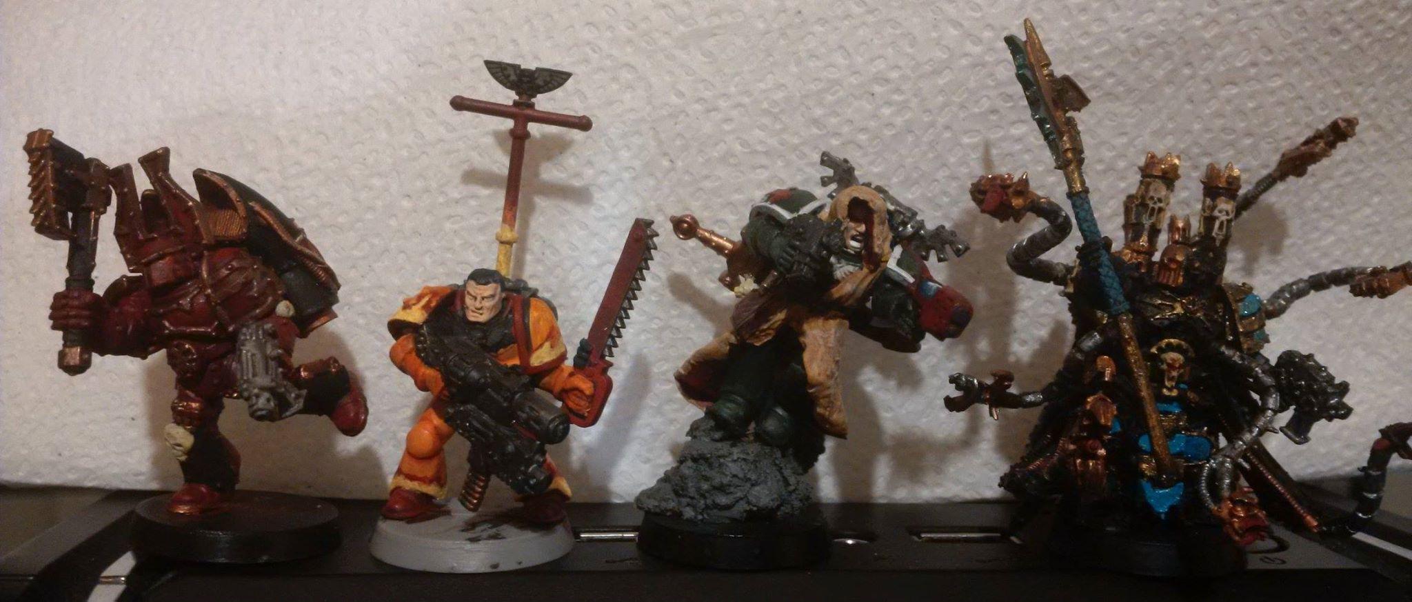 Khorne Raptor, Old skool Sarge, my cypher, Warpsmith