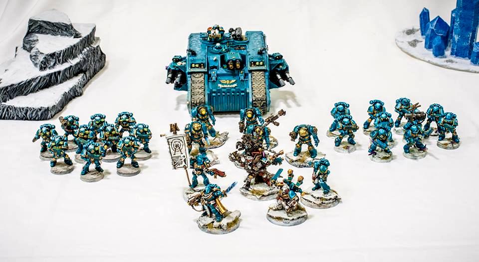 Aquamarines, Big Daddies, Custom Heads, Fish-bowl, Pirate, Space Marines