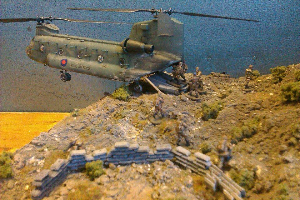 Chinook Diorama 