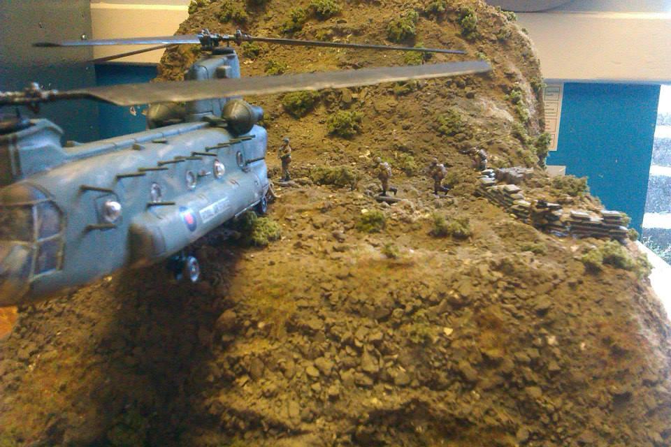 Chinook Diorama 