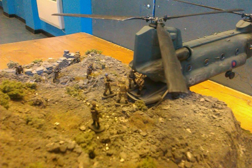 Chinook Diorama 