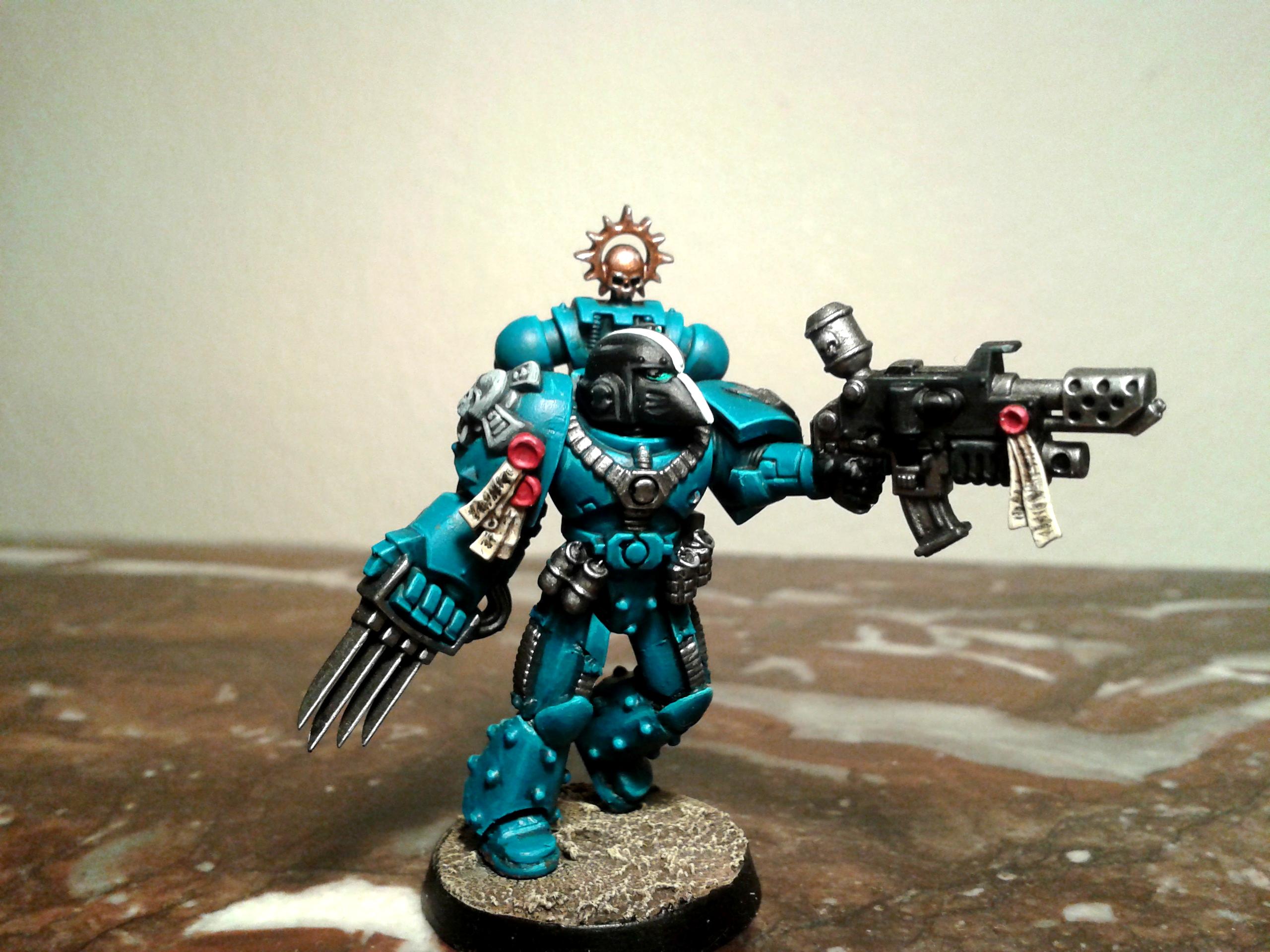 Beakie, Combi-flamer, Conversion, Space Marines
