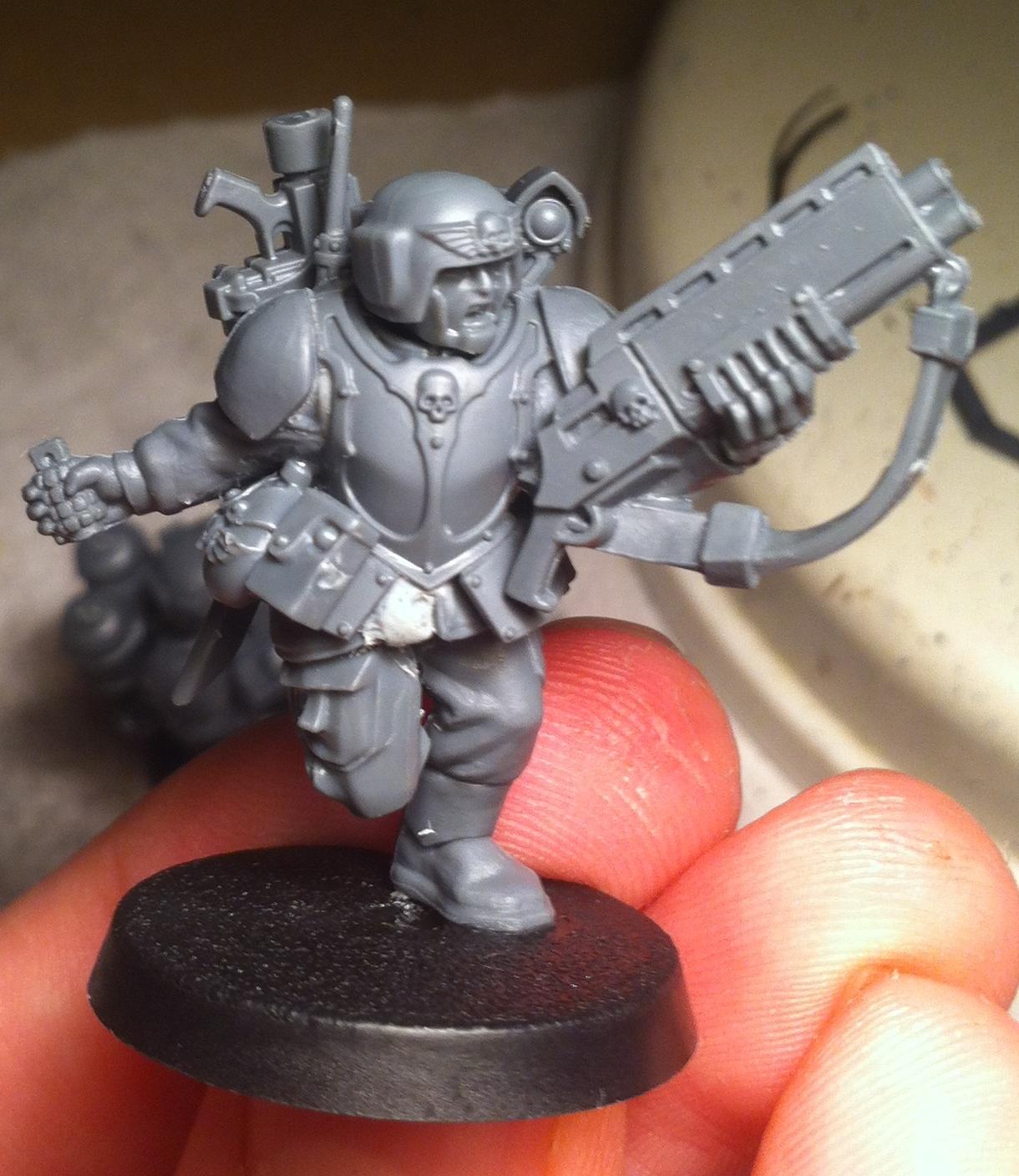 Cadians, Carapace, Imperial Guard, Scion, Shotgun, Storm Troopers, Veteran