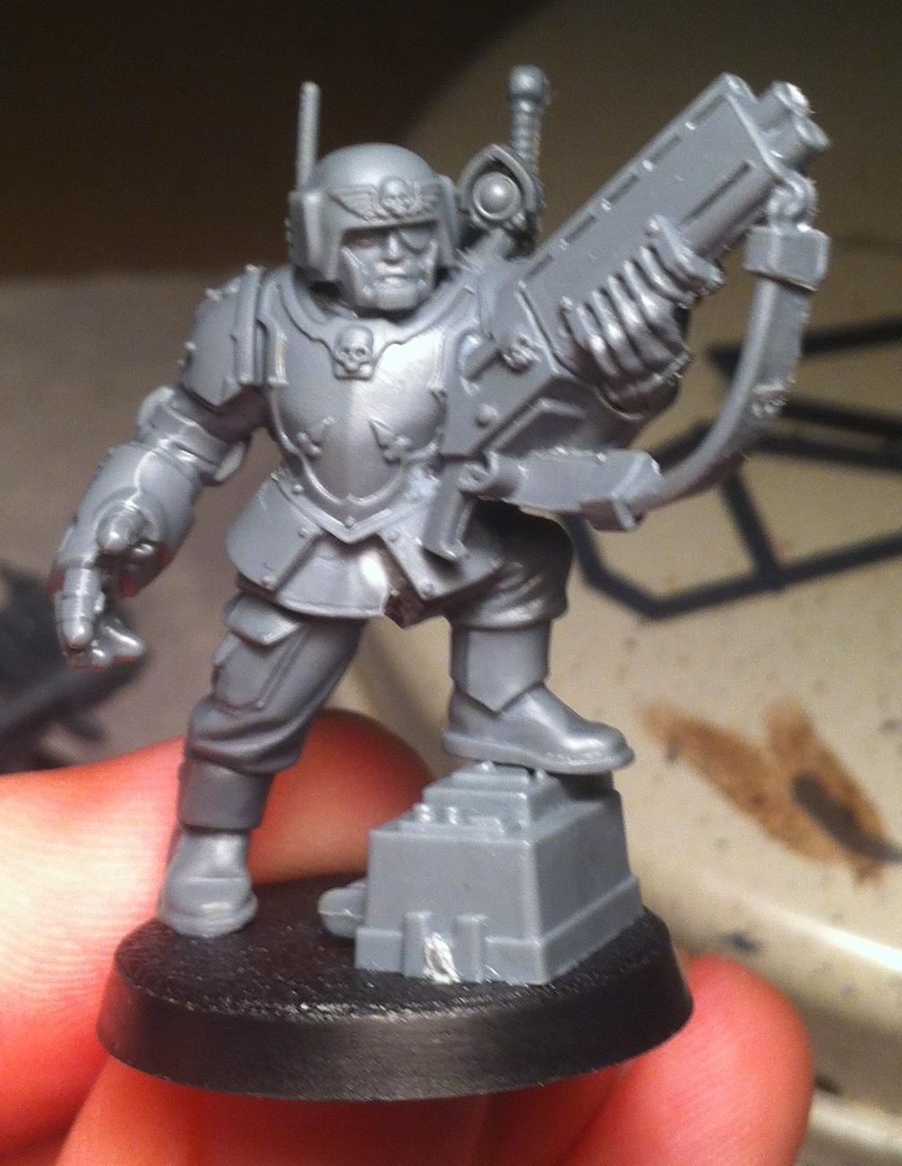 Cadians, Carapace, Imperial Guard, Scion, Shotgun, Veteran