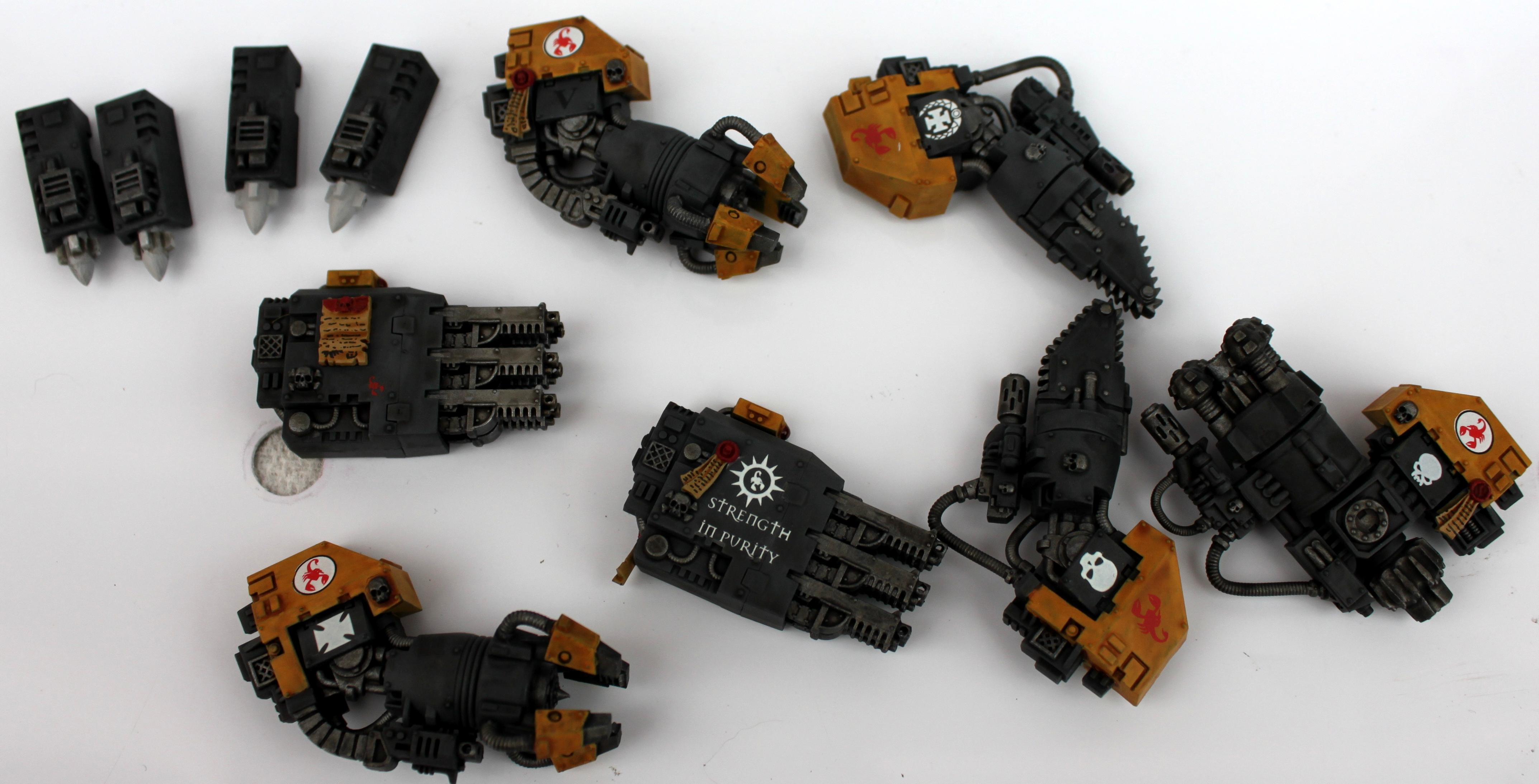 Ironclad Dreadnought, Red Scorpions, Space Marines. Warhammer 40k, Weapon Options