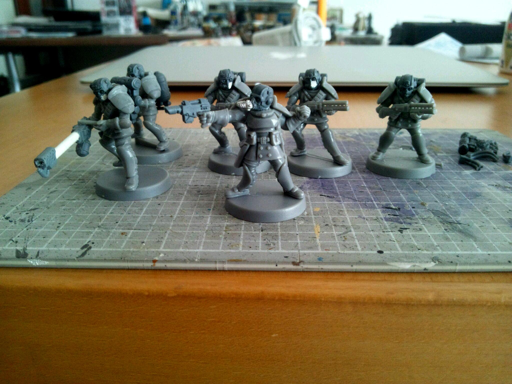 Bauhaus, Count-as, Imperial Guard, Warzone, Work In Progress