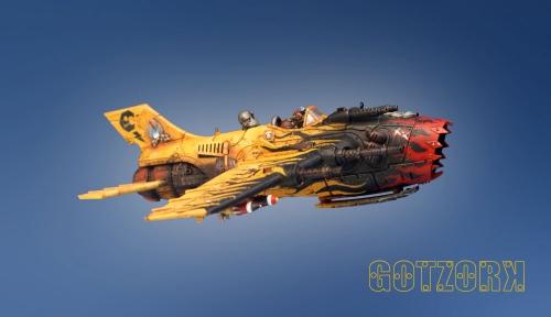 Badmoon, Conversion, Dakka Jet, Figurine, Gotzork, Miniature, Orcs, Orks