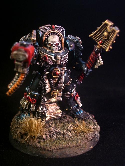 Chaplain, Space Marines, Terminator Armor, Warhammer 40,000