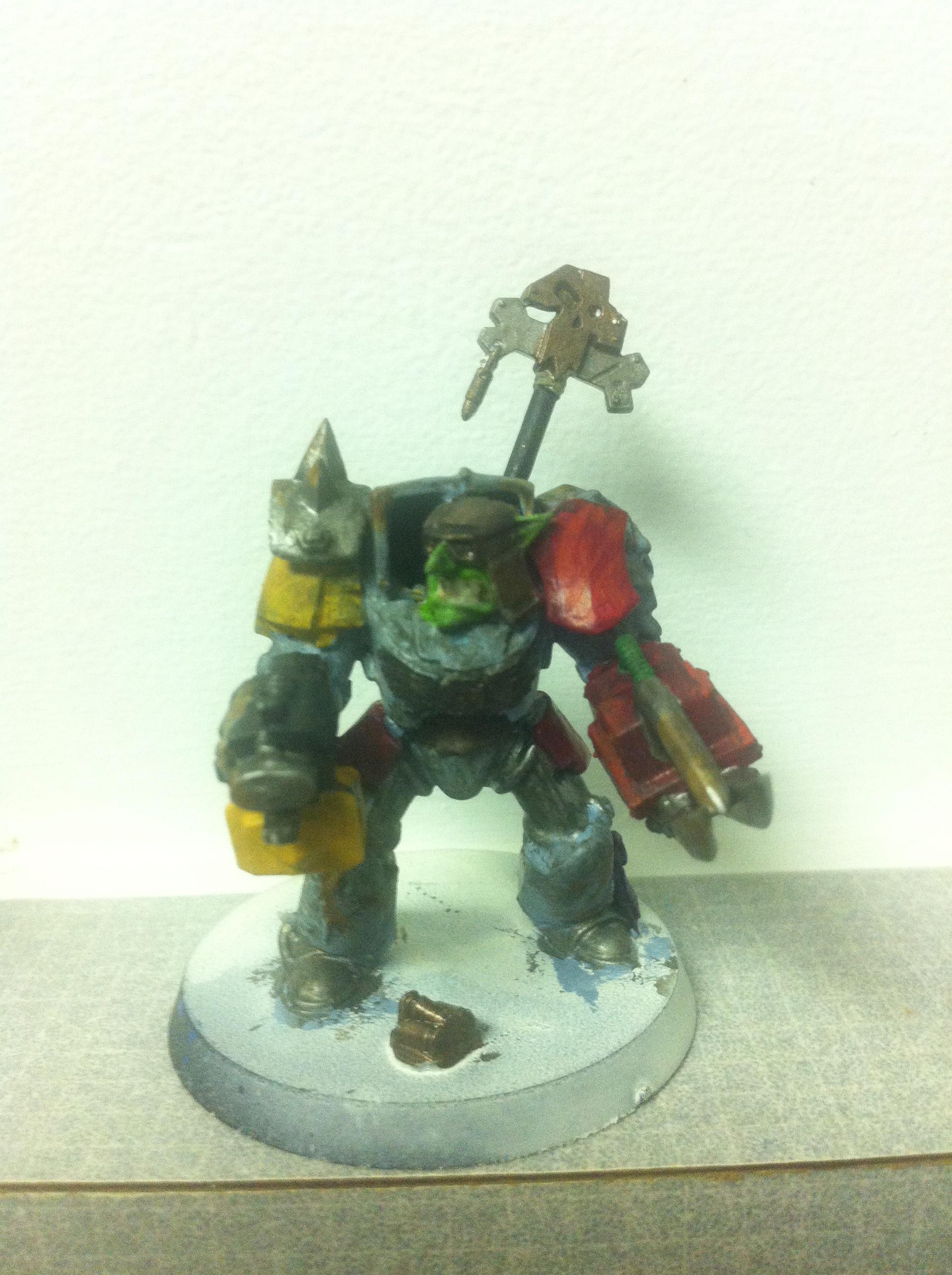 Grots, Looted, Orks, Terminator Armor, Warhammer 40,000