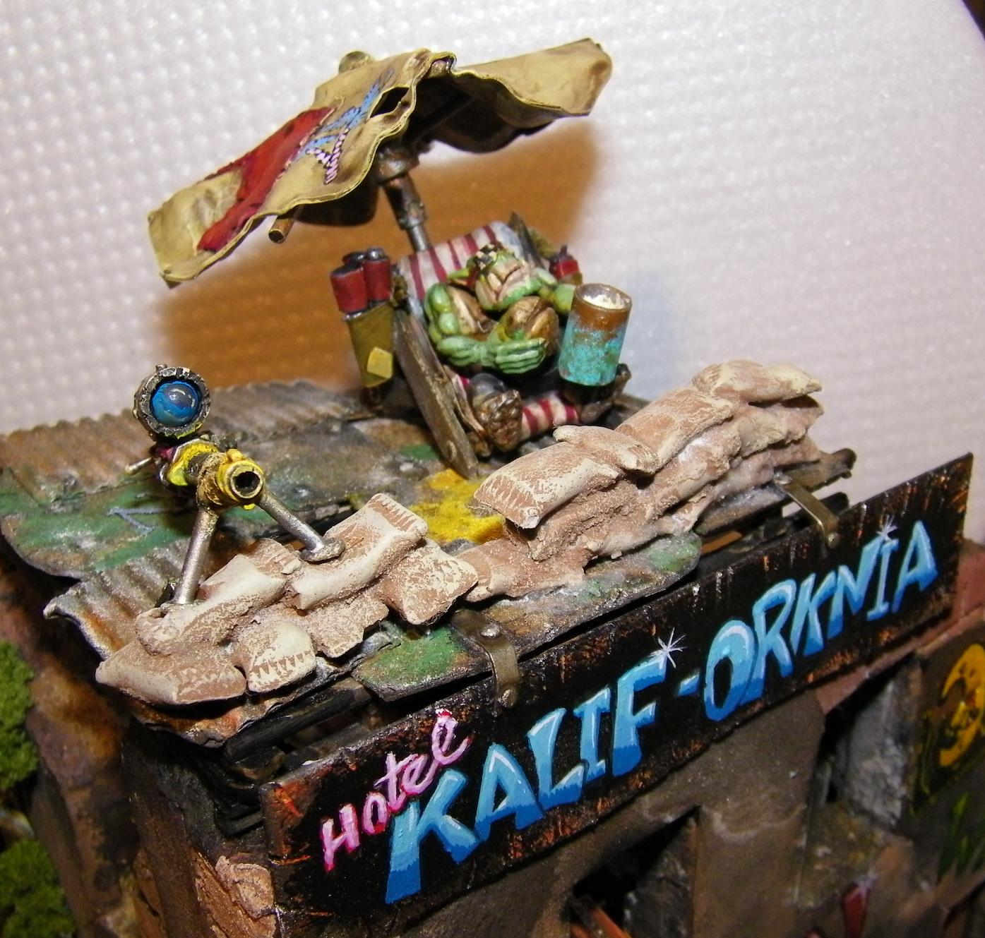 Diorama, Humor, Orks, Terrain