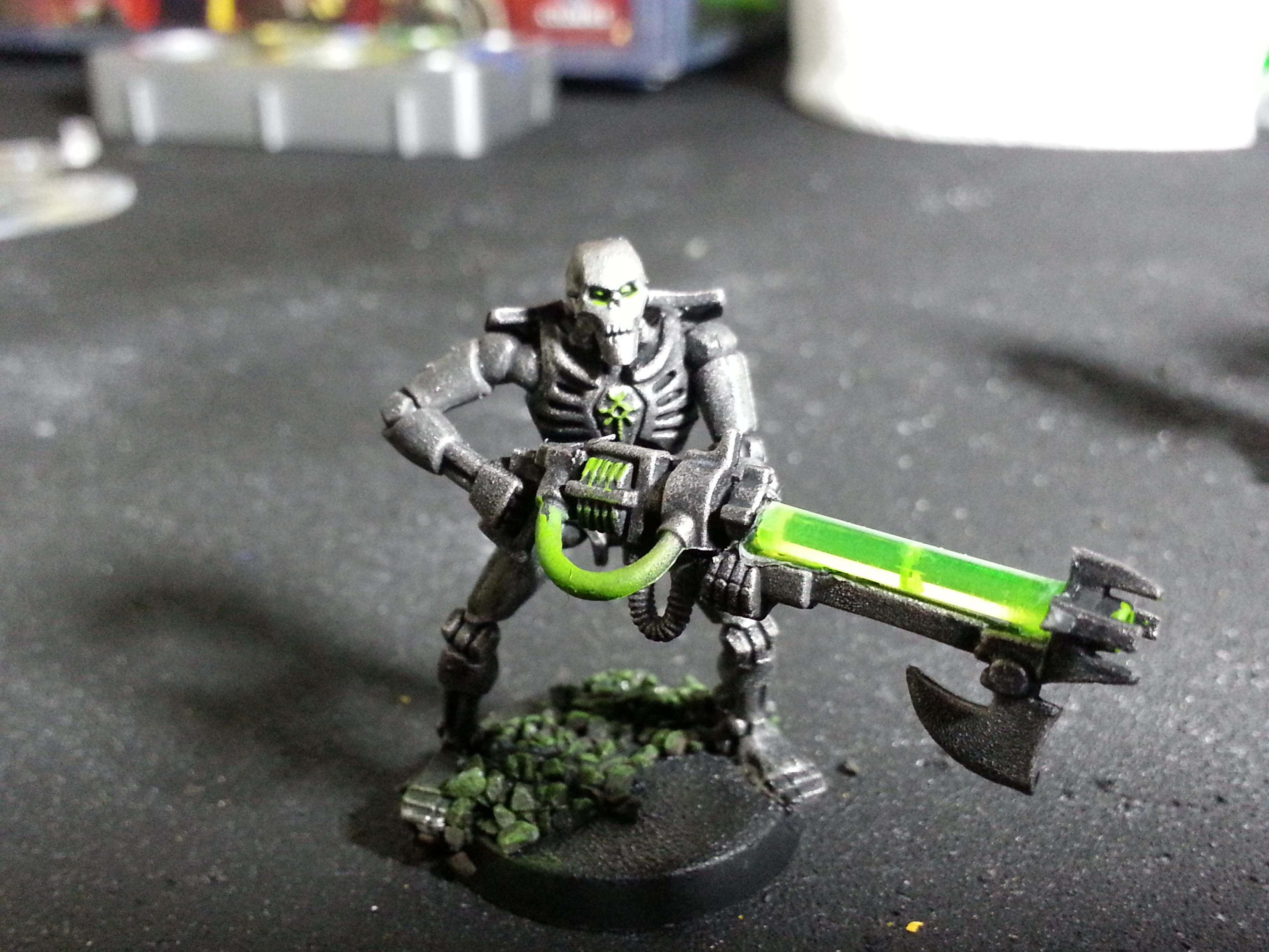 Necron Warrior, Necrons, Silver