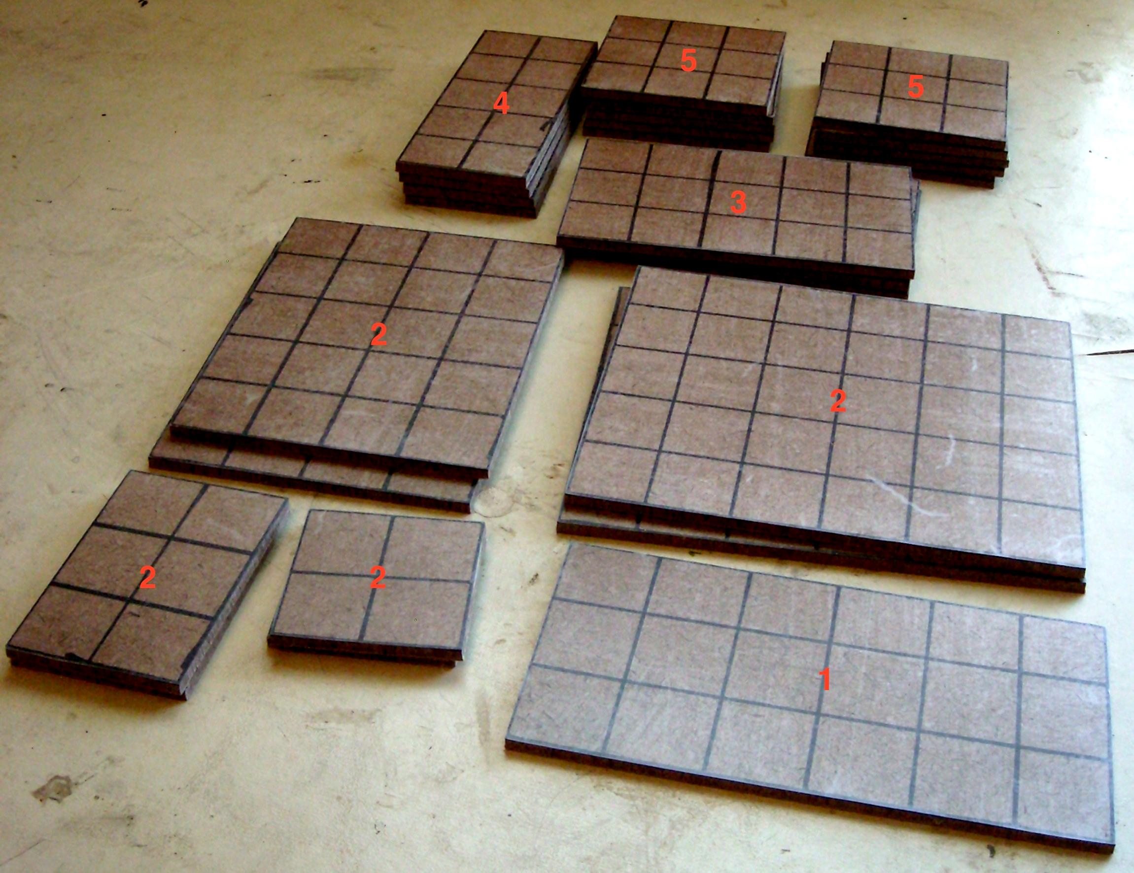 Stacked up Tiles