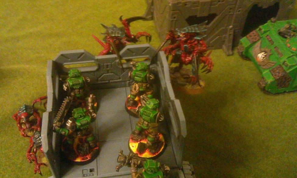 Battle, Deadzone Terrain, Salamanders, Scouts