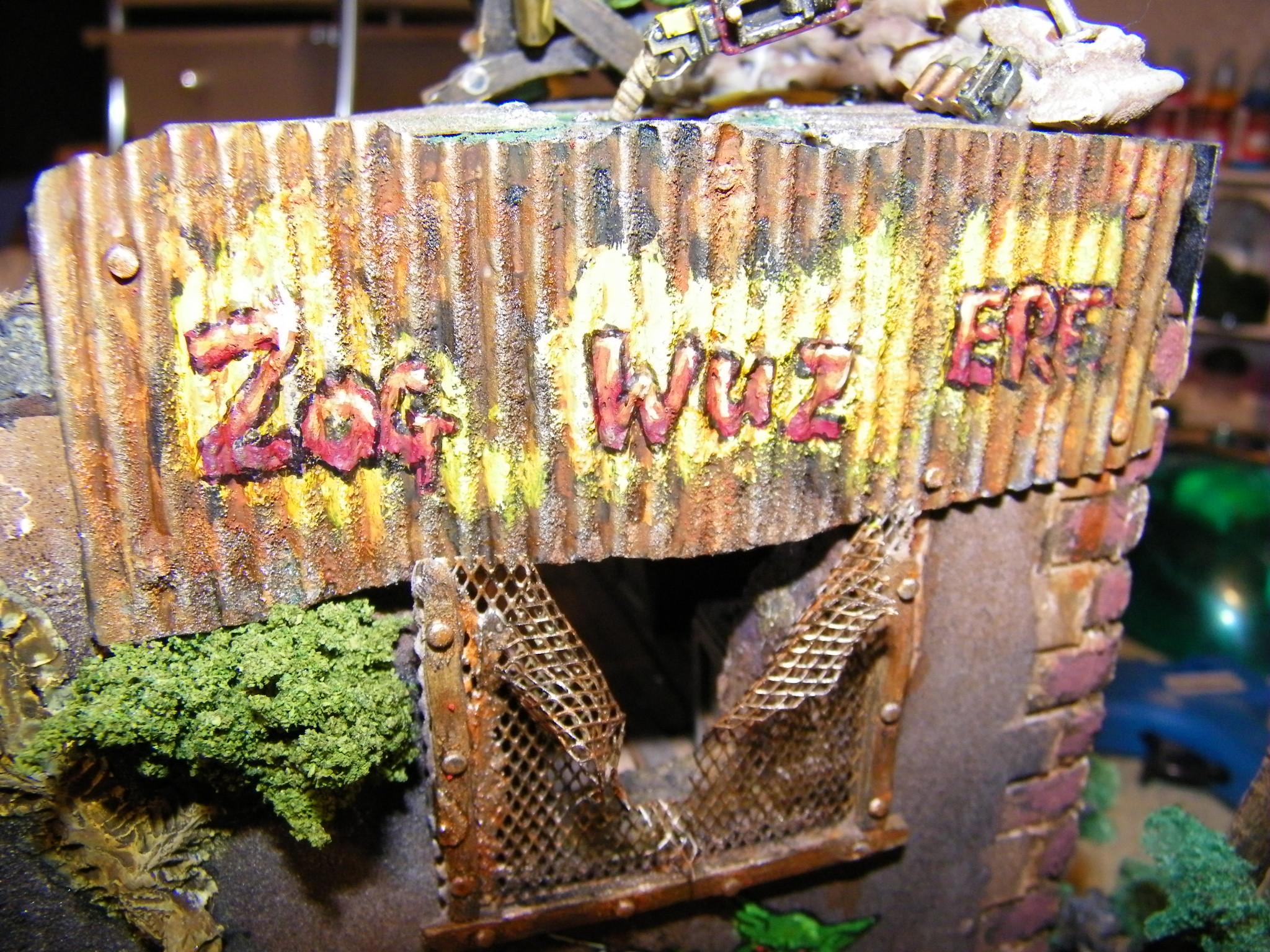 Diorama, Humor, Orks, Terrain