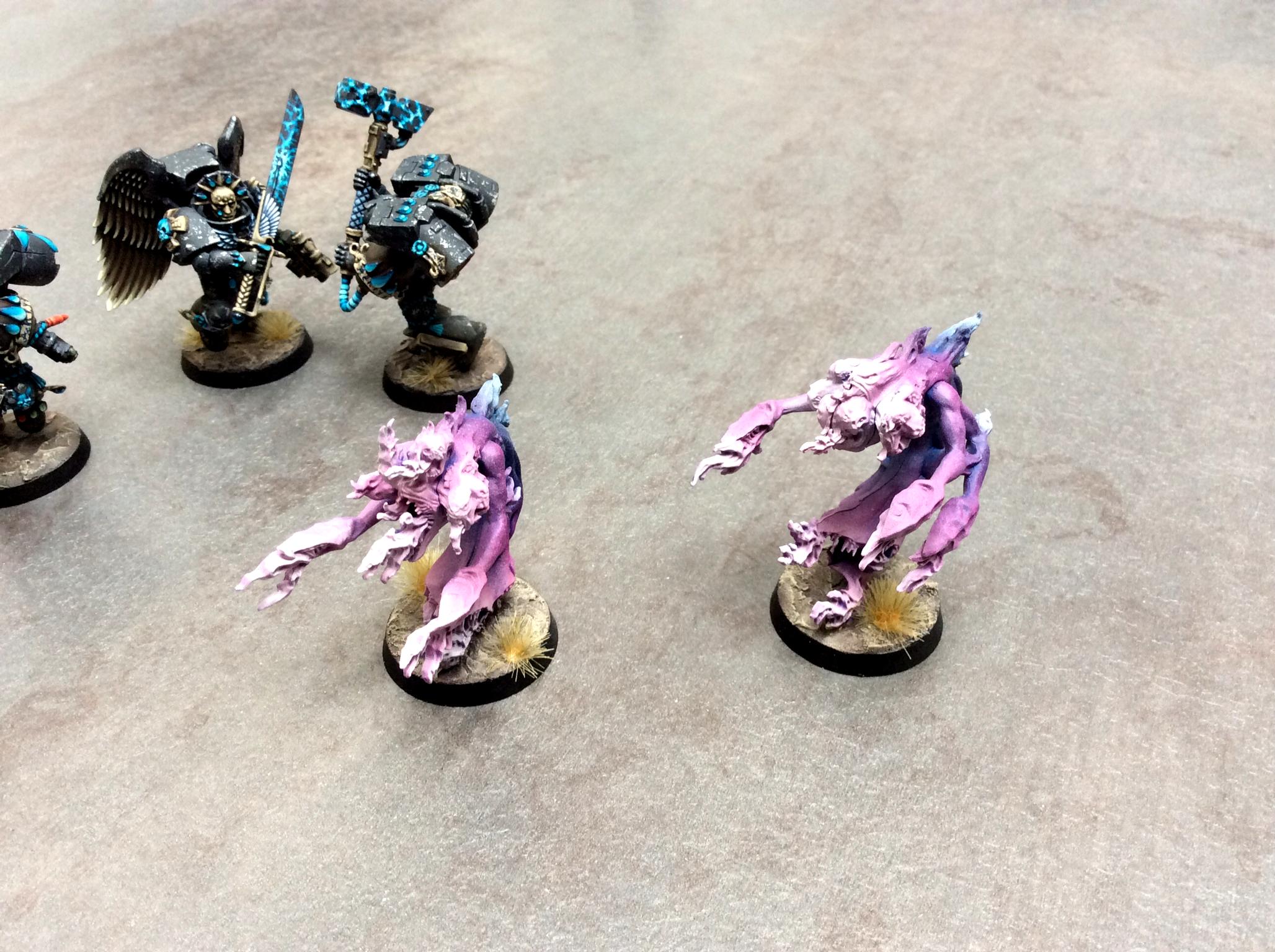 Airbrush, Daemons, Flamers of Tzeentch