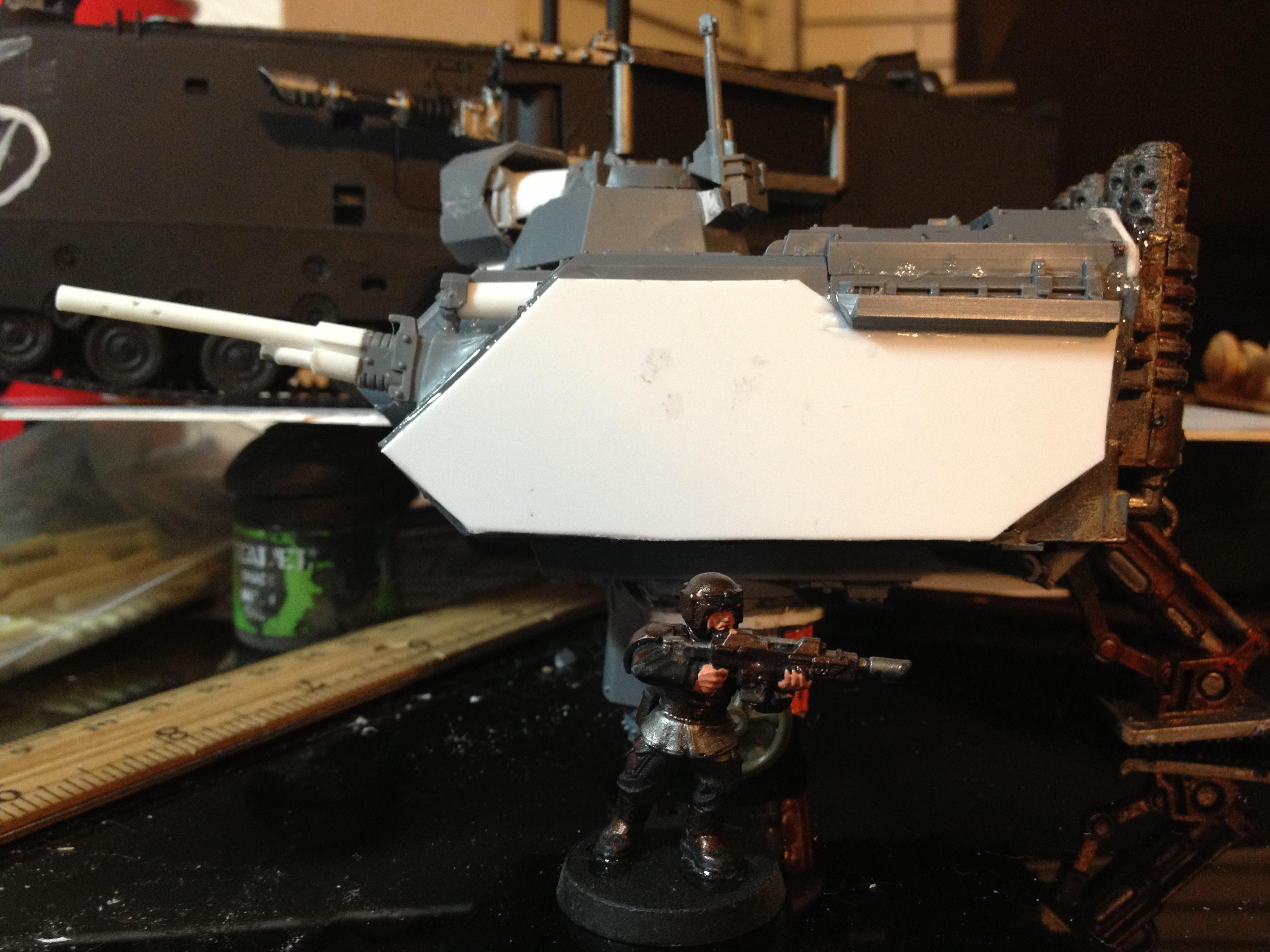Knight WIP side size comparison