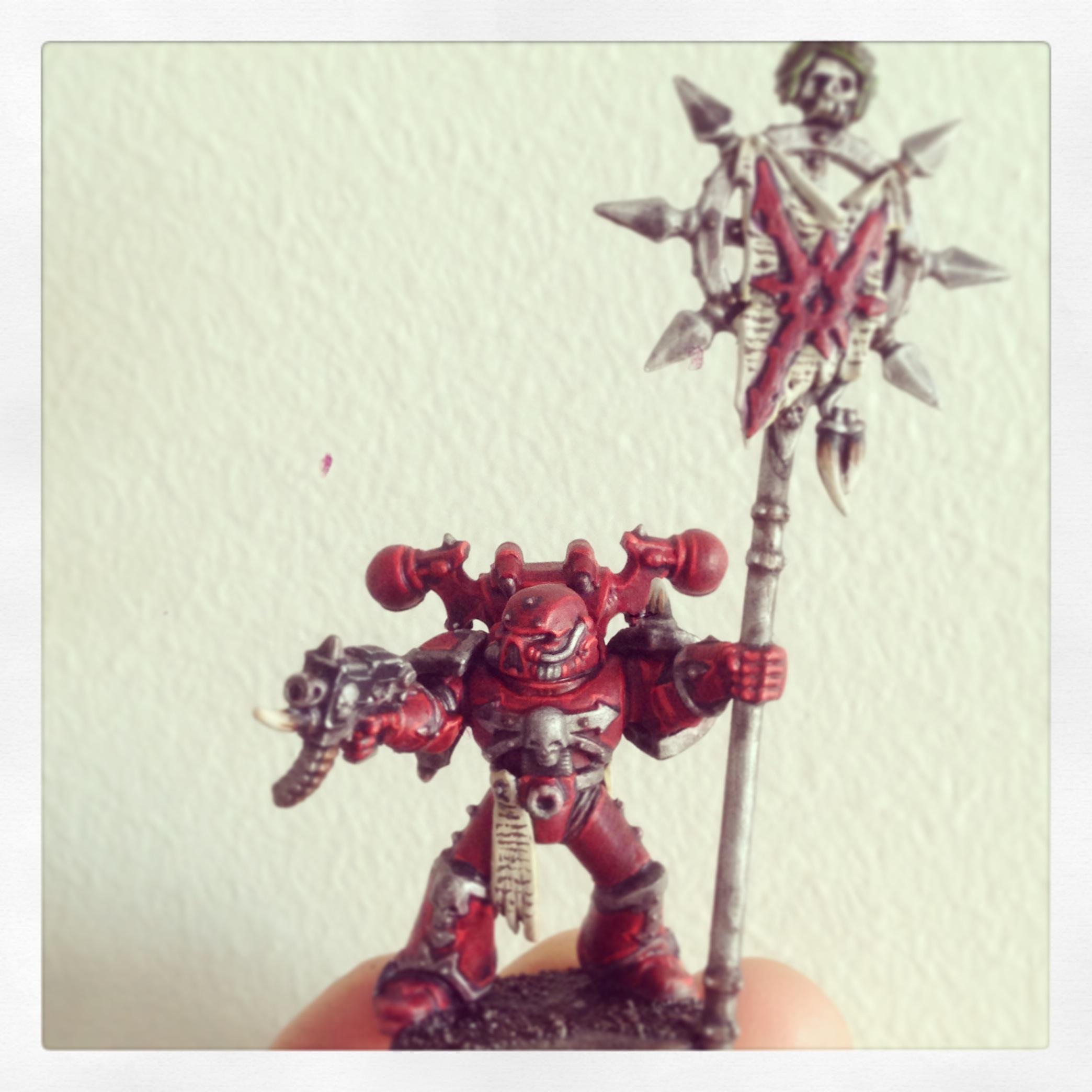 Bear, Bearer, Bearers, Chaos, Chaos Space Marines, Citadel Miniatures, Games Workshop, Icon Of Vengeance, Space Marines, Standard Bearer, Vengeance, Warhammer 40,000, Warhammer Fantasy, Word, Word Bearers