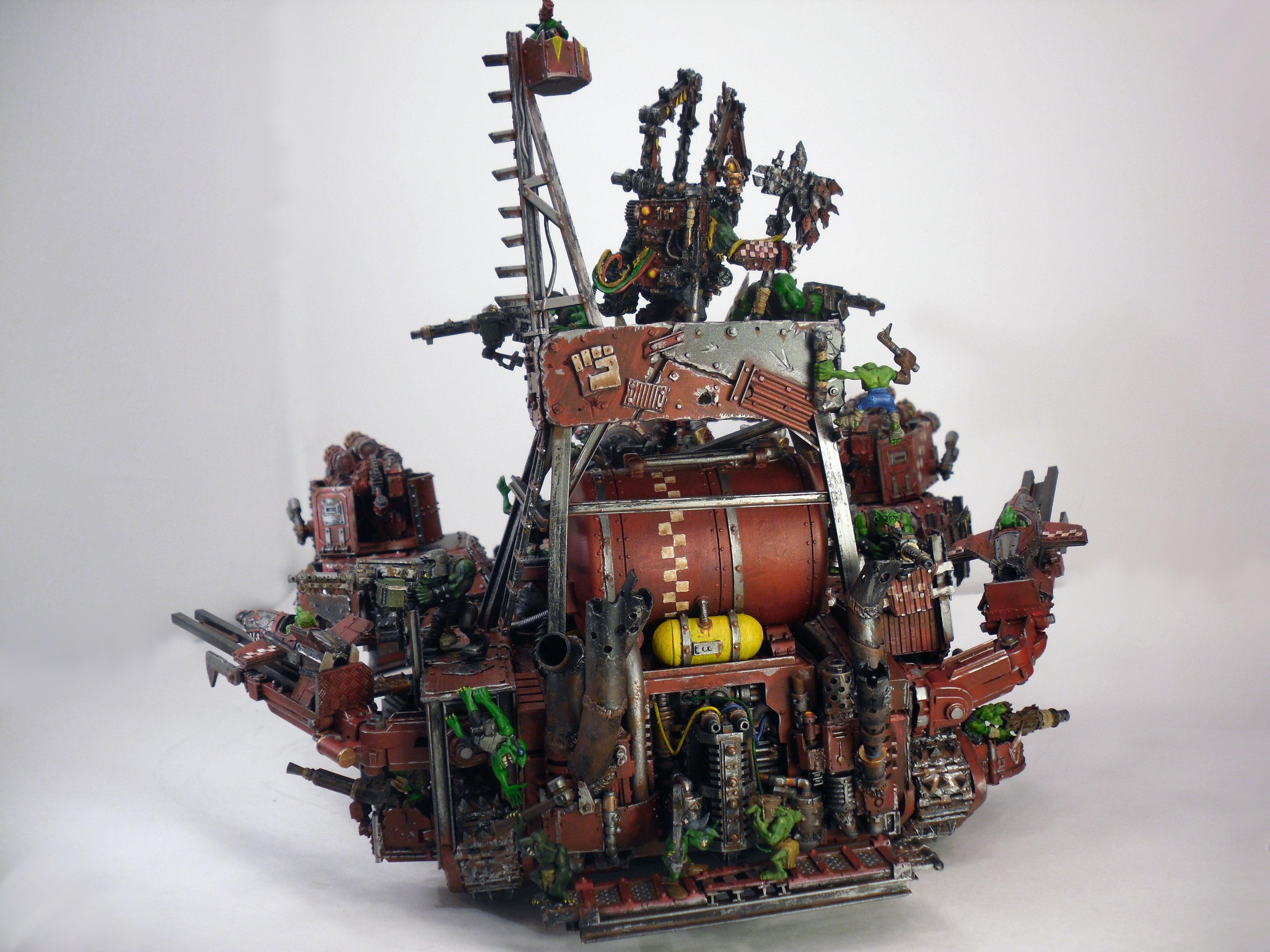 Battle Fortress, Battlewagon, Custom, Orks, Super-heavy