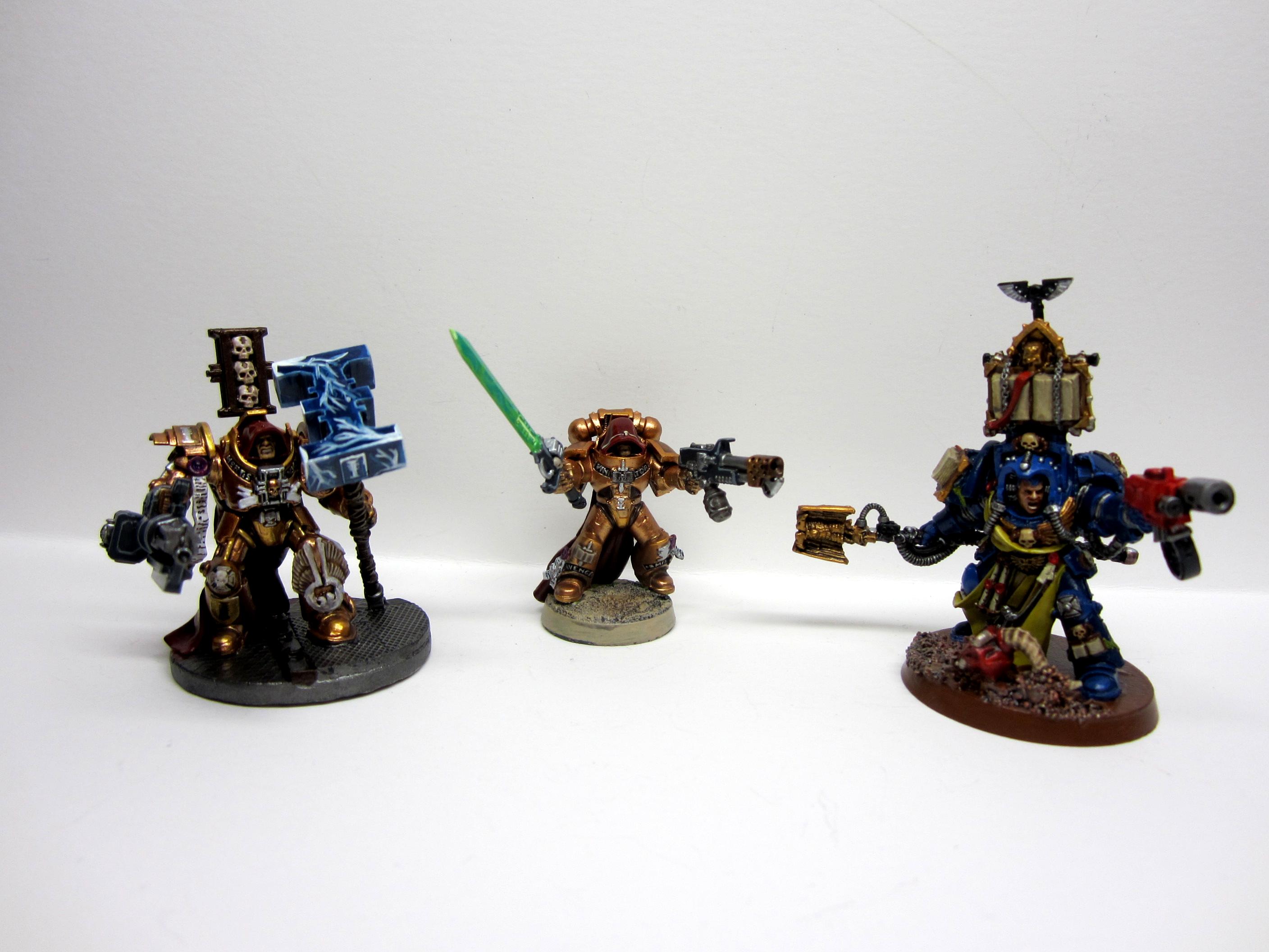Custom Work, Daemon Hammer., Inquisitor, Librarian, Power Armor, Terminator Armor, Thunder Hammer