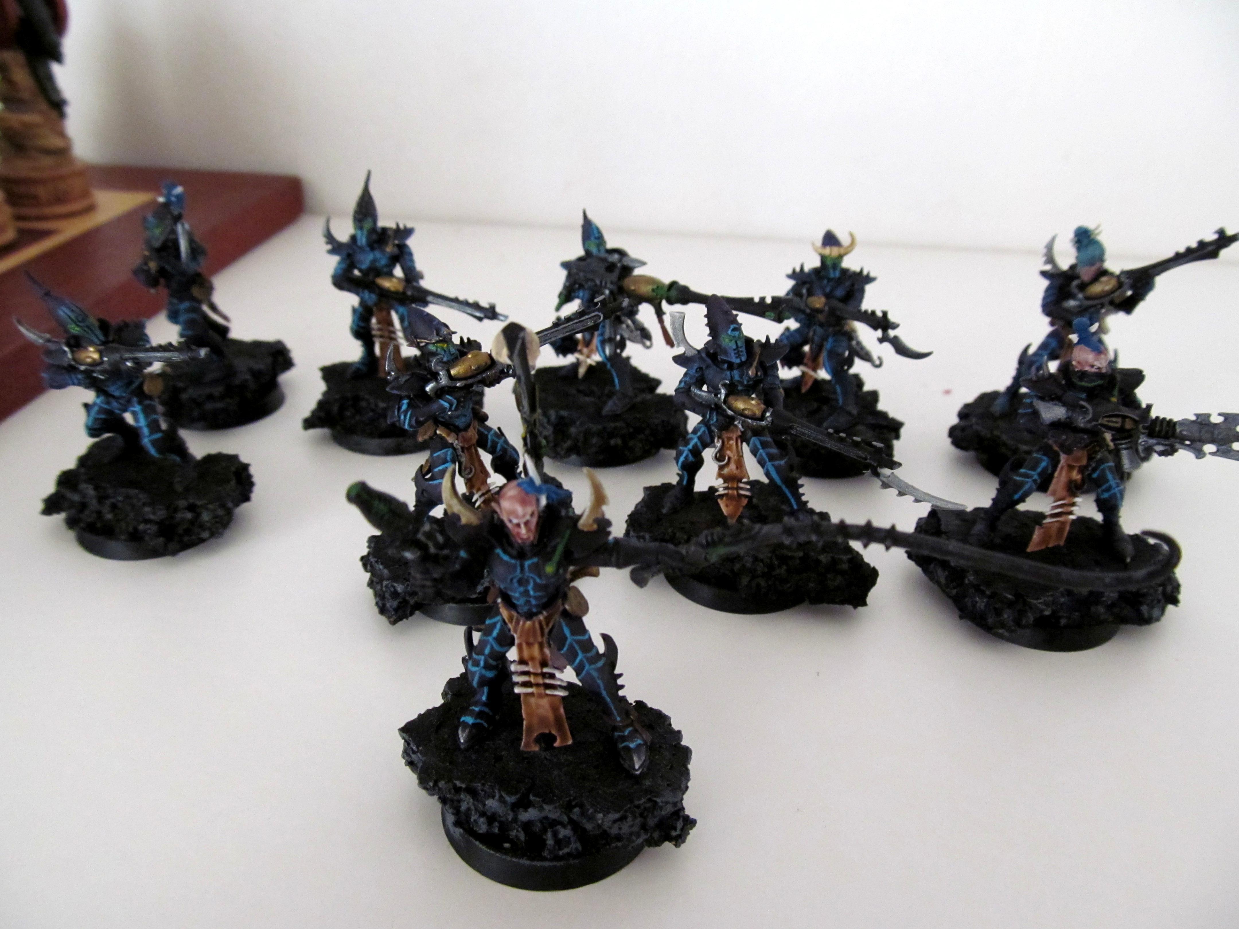 Army, Back, Bone, Dark, Eldar, Force, Kabalite, Warriors