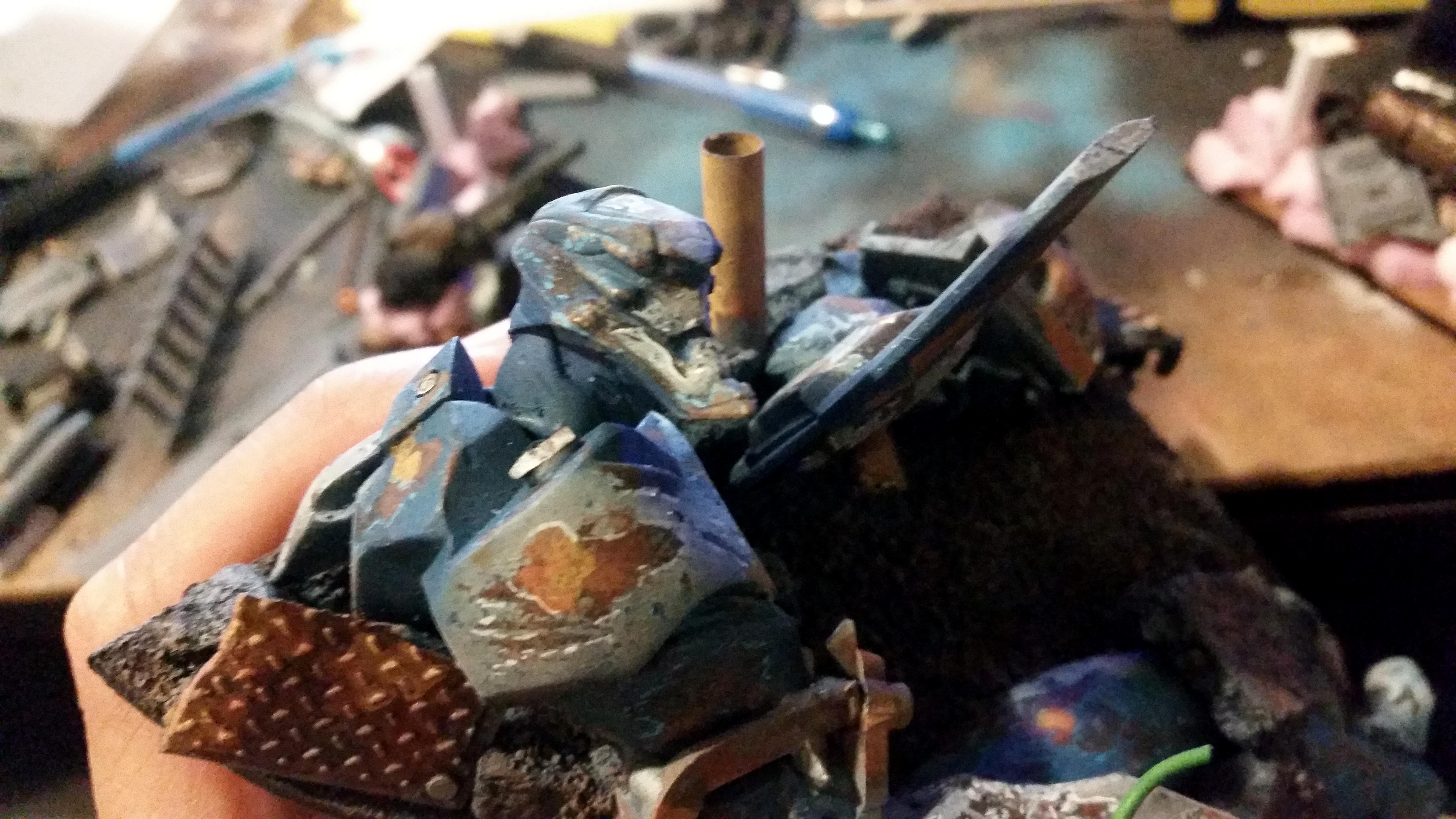 Debris, Eva, Infinity, Infinity The Game, Robot, Ruins, Rust, Weathered