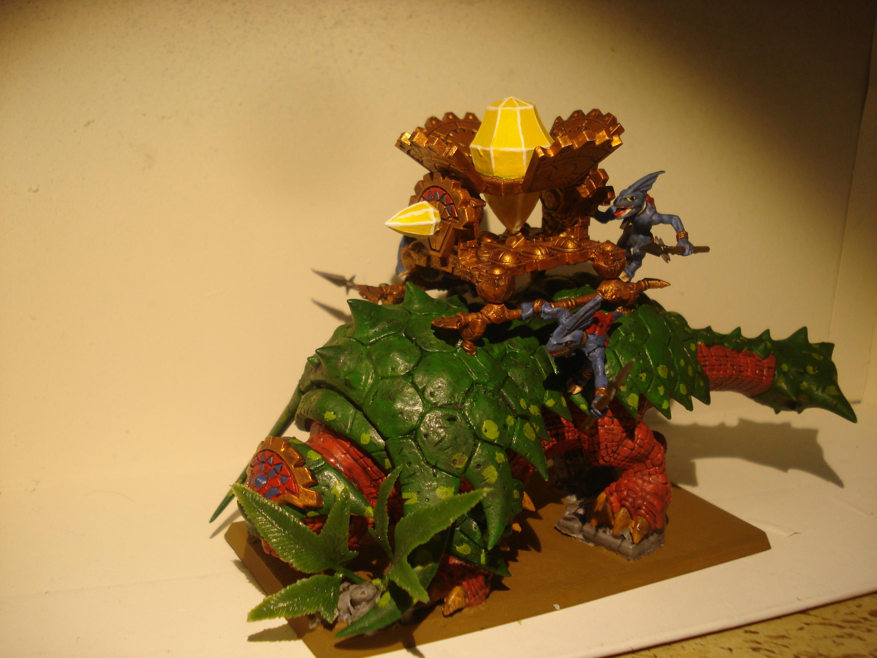 Bastilidon, Commision, Lizardmen, Stegadon